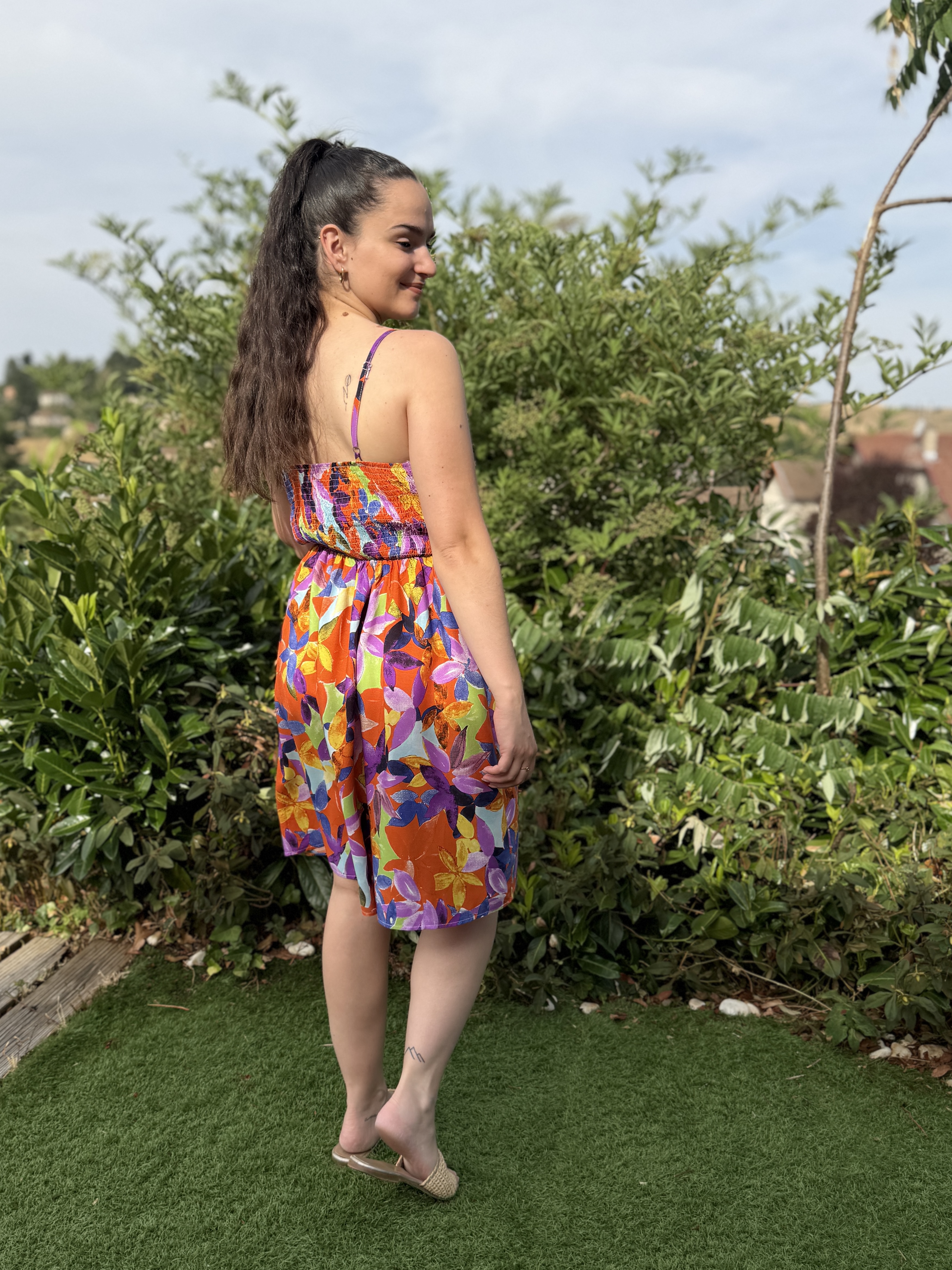 Robe DAHLIA Oranger