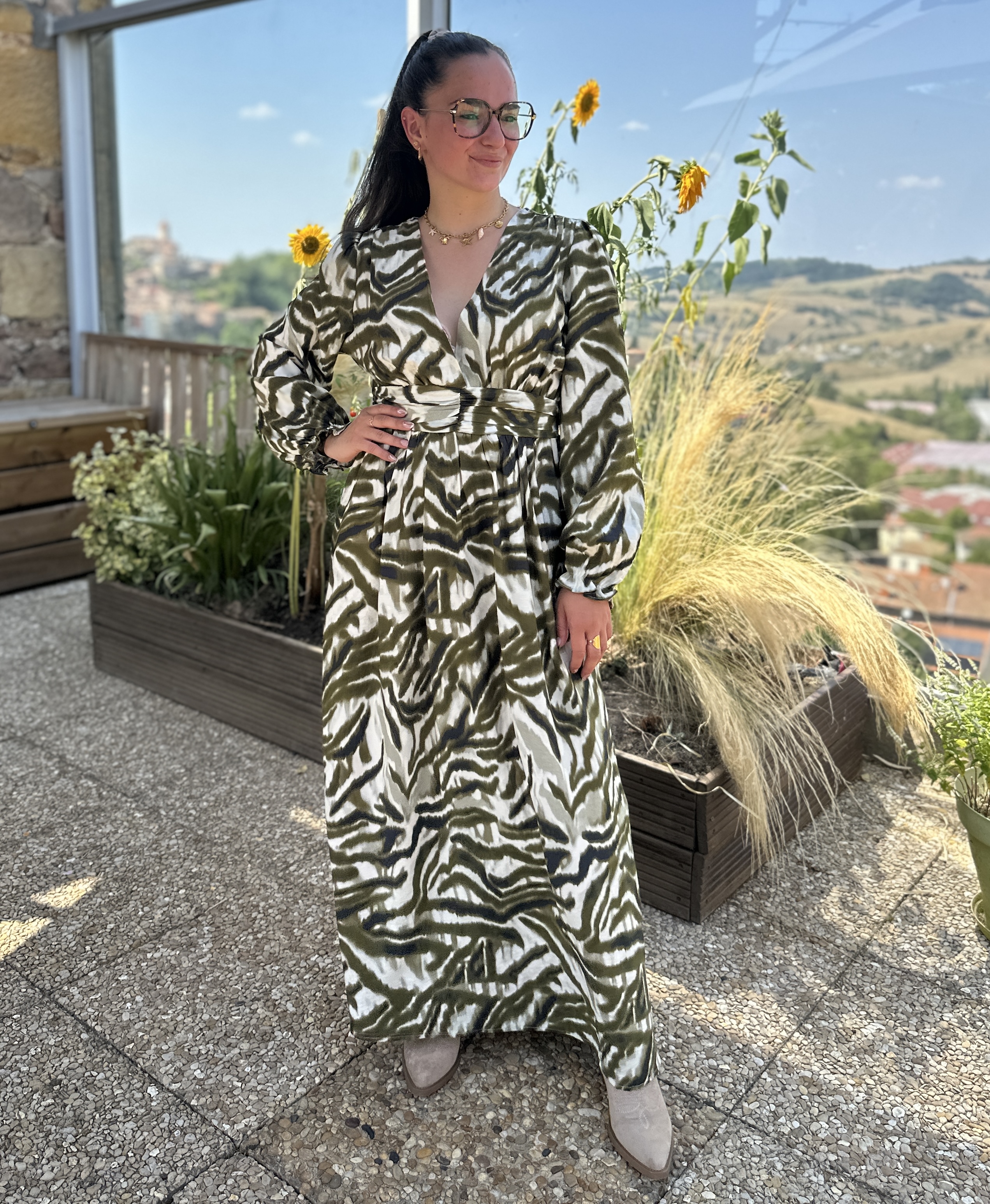 Robe ZOÉ Kaki