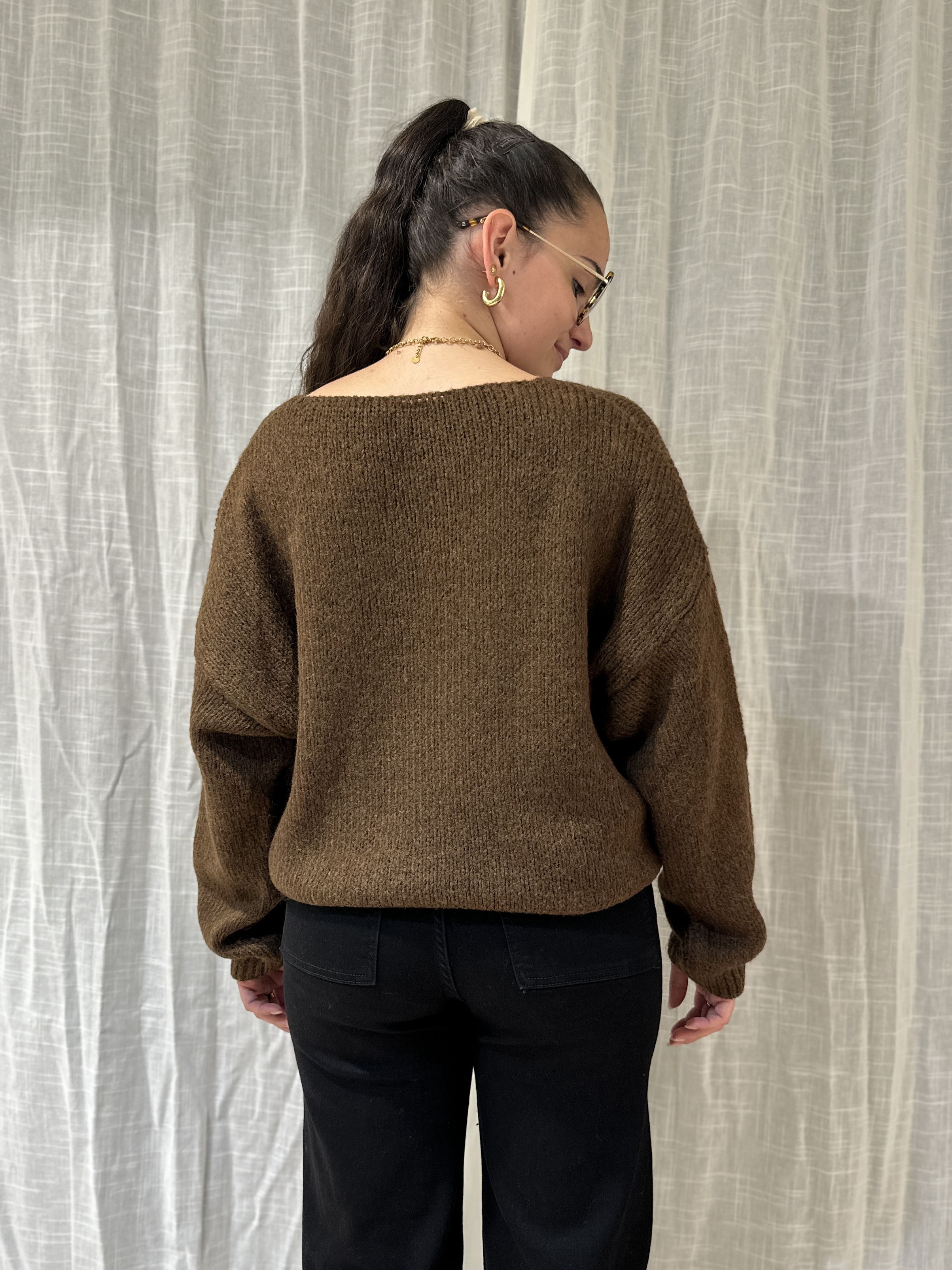 Pull AMOUR Chocolat