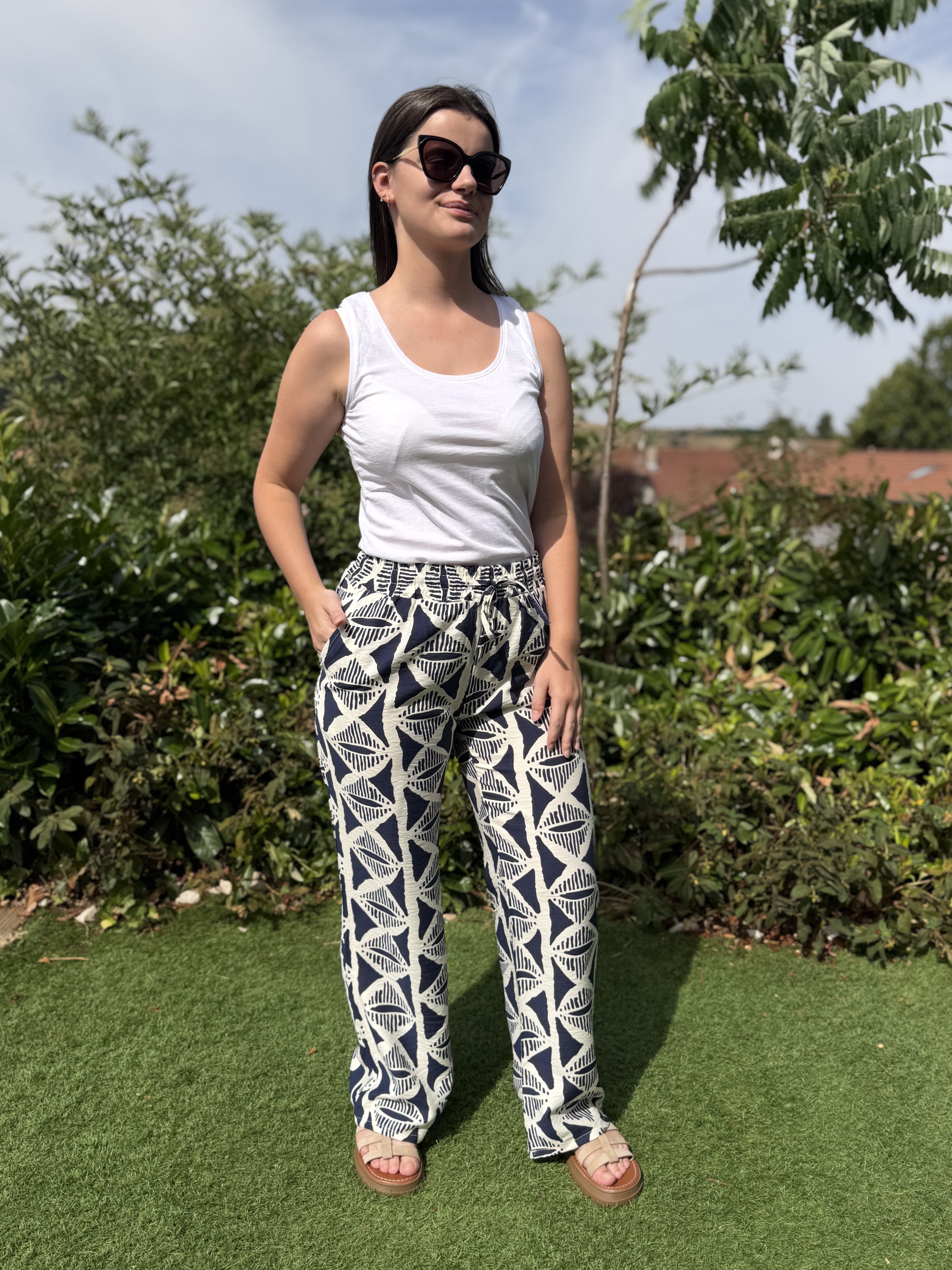 Pantalon BEGONIA Marine