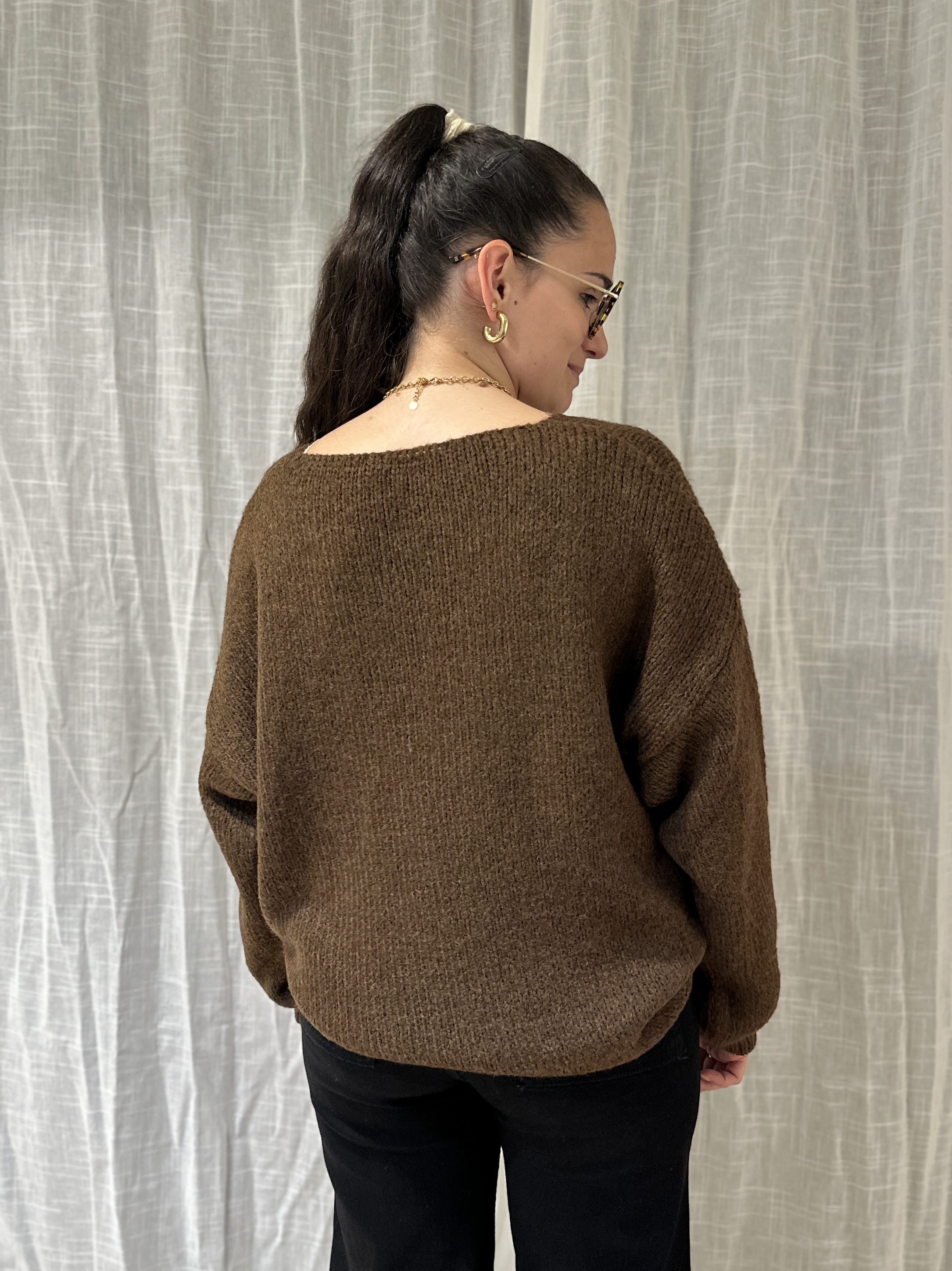 Pull AMOUR Chocolat