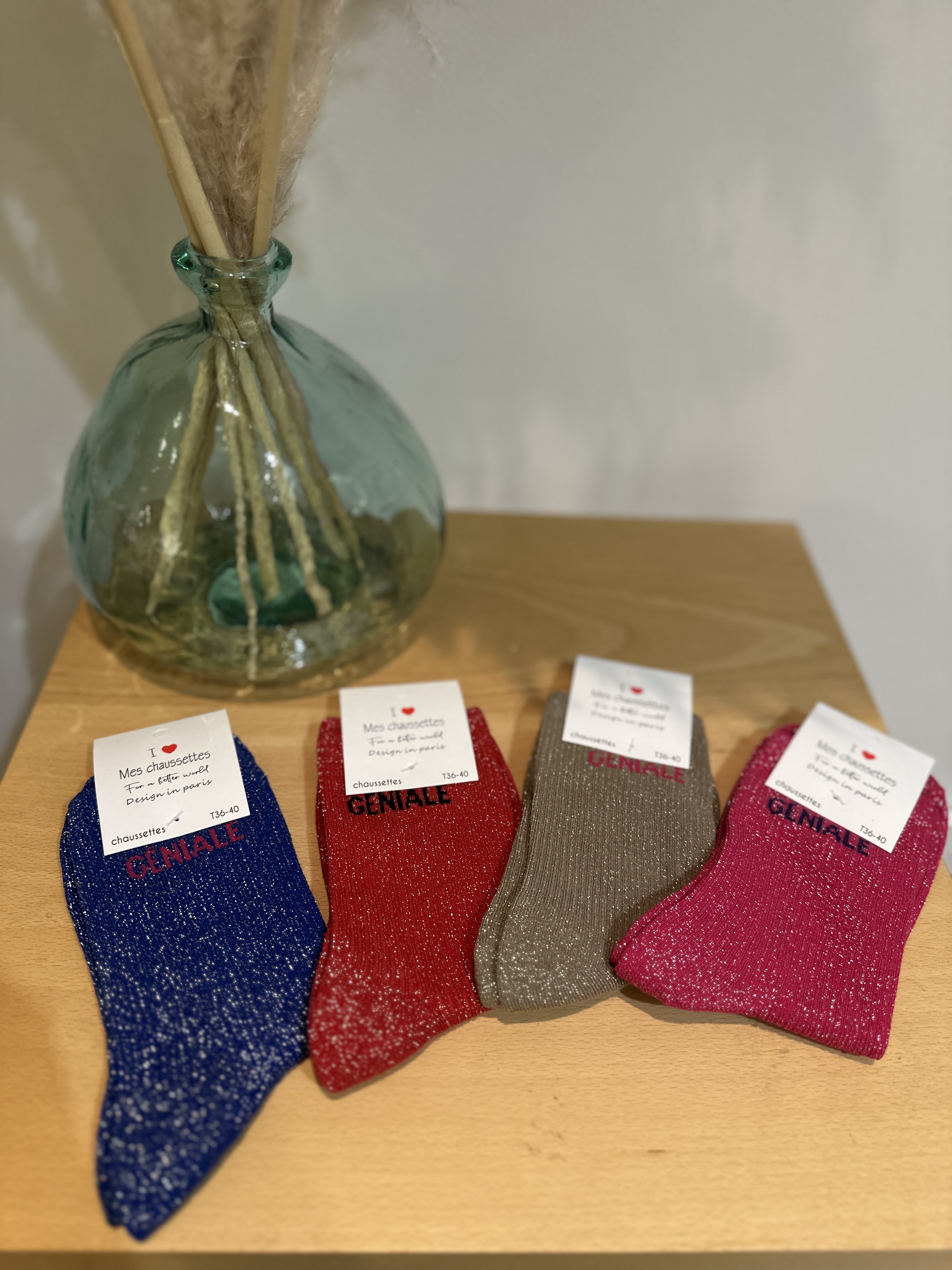 Chaussettes à paillettes GENIALE