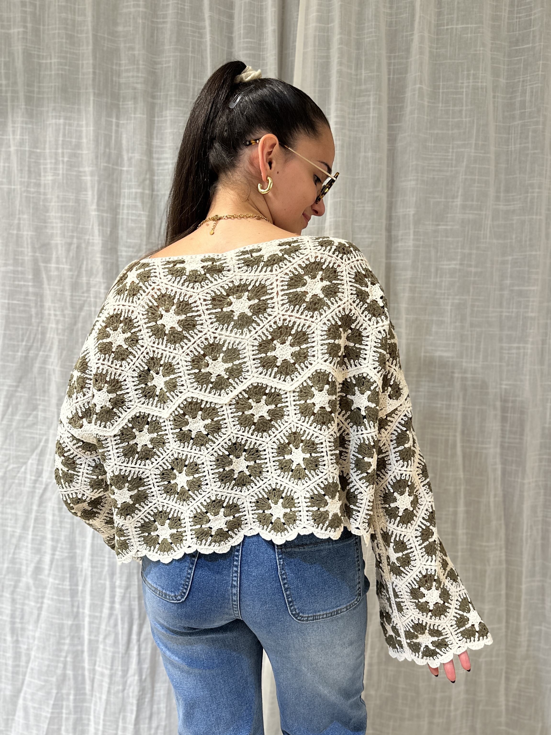 Top SYLVIA Kaki