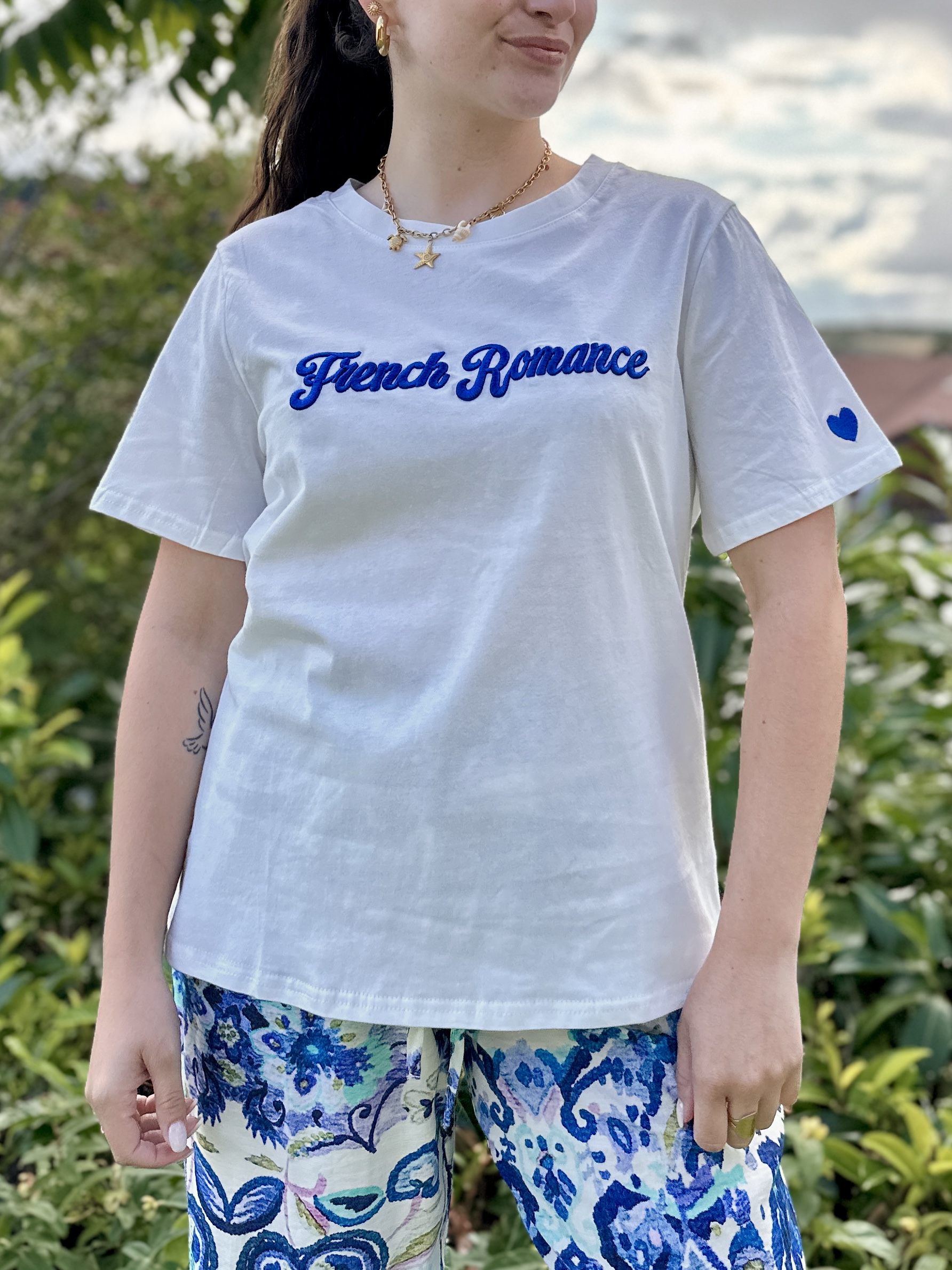 T-Shirt ROMANCE Blanc