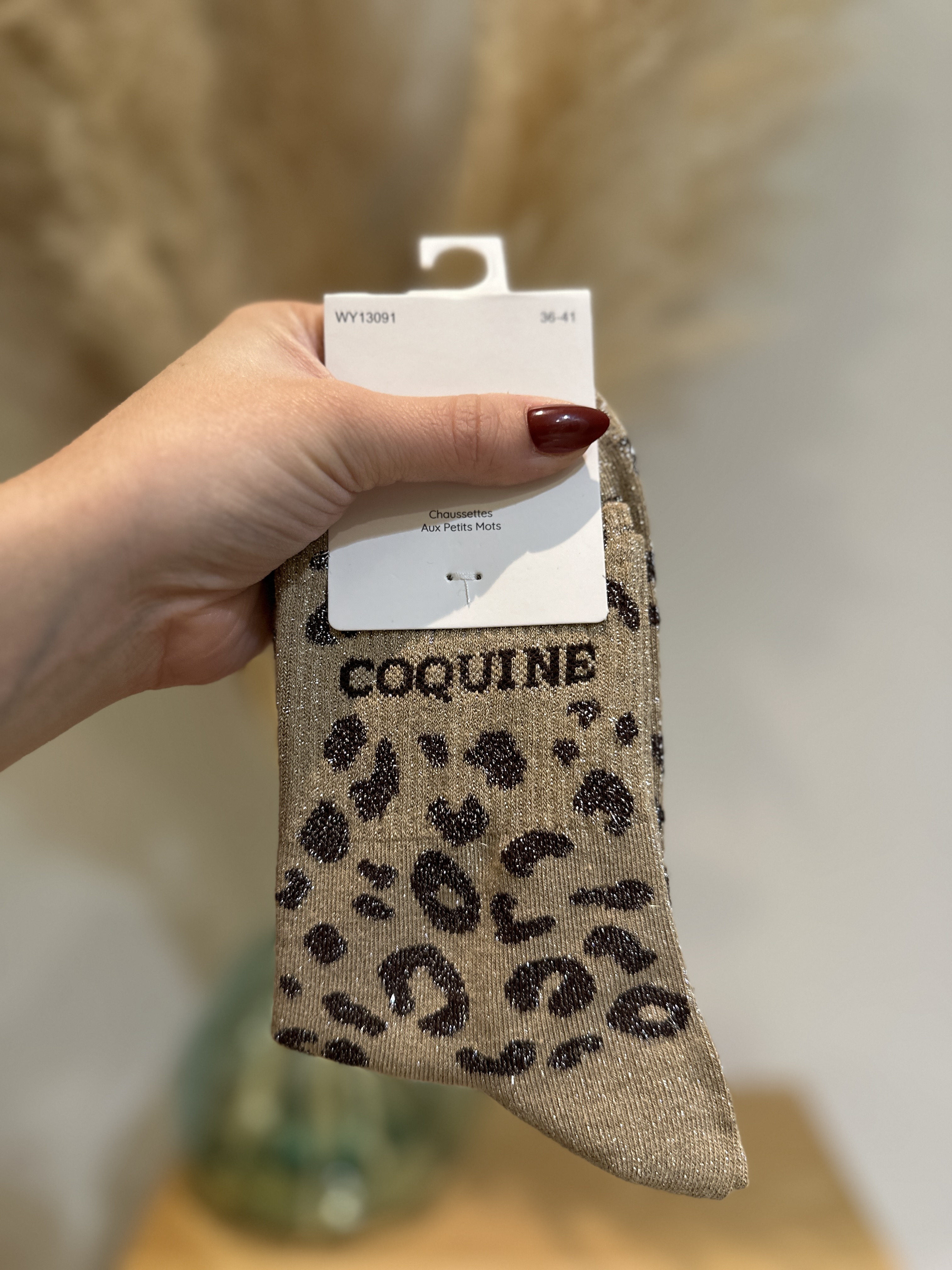 Chaussettes COQUINE Léopard