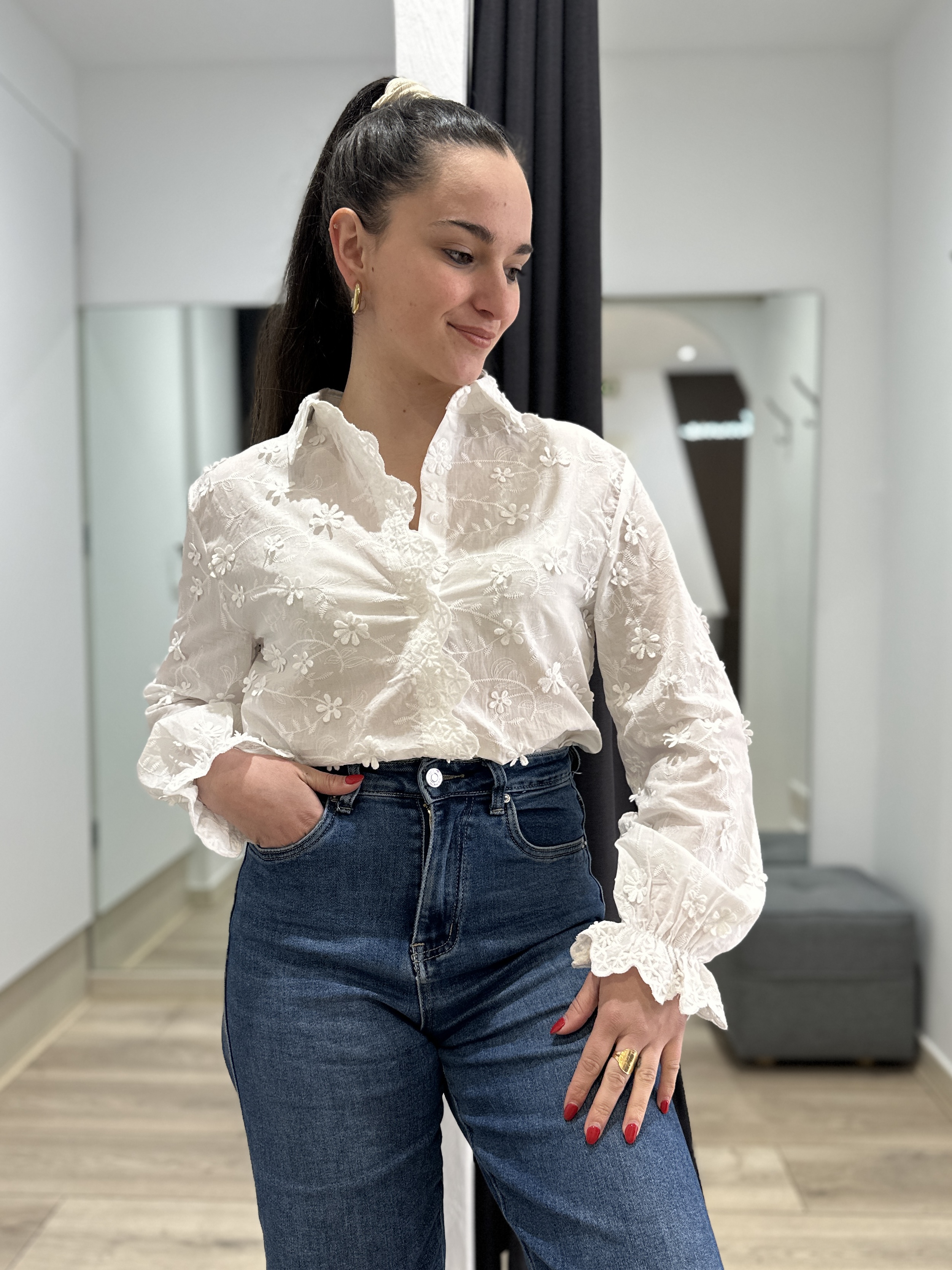 Chemise ARIELLA Blanche