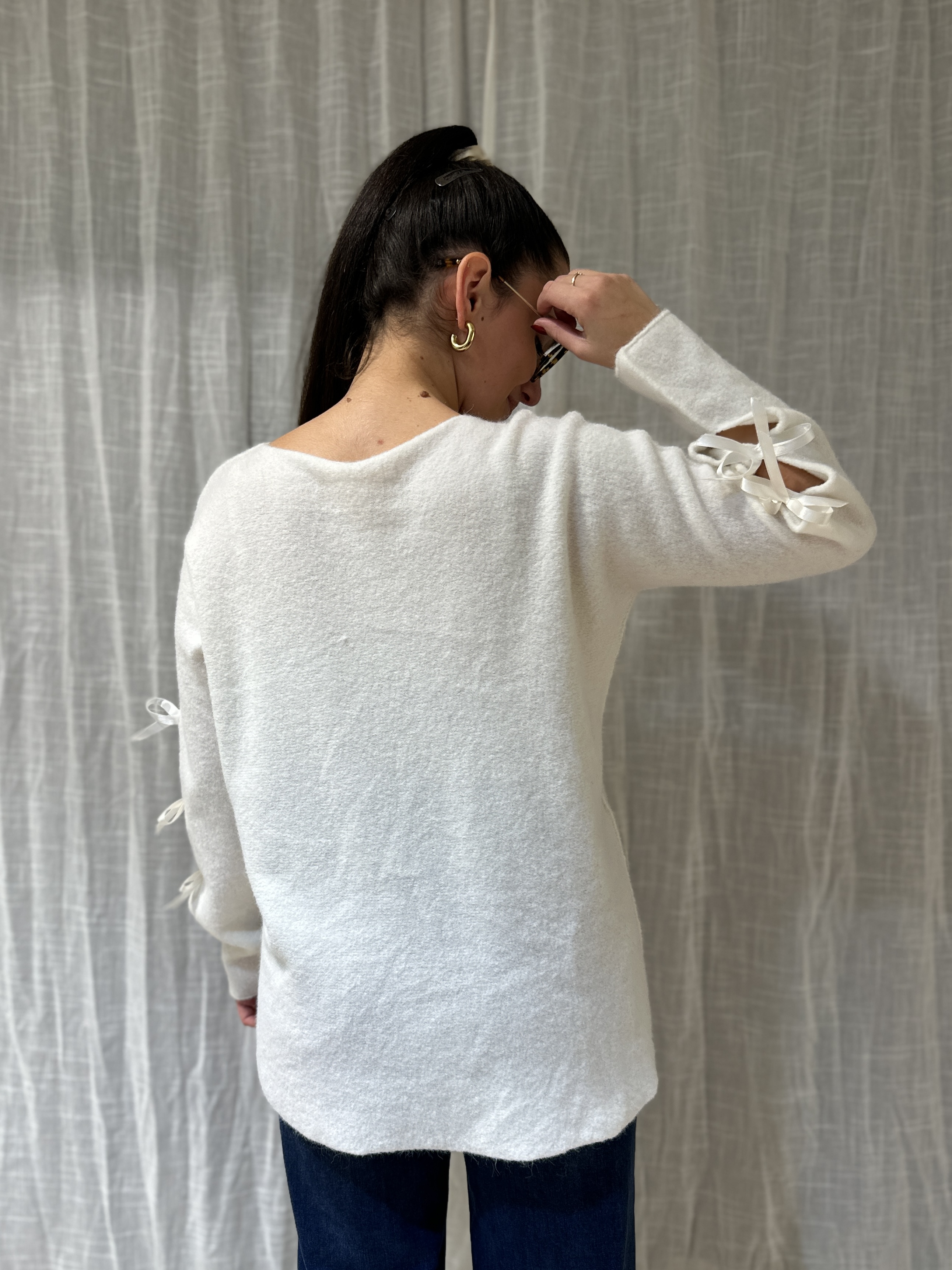 Pull NOEUD Blanc