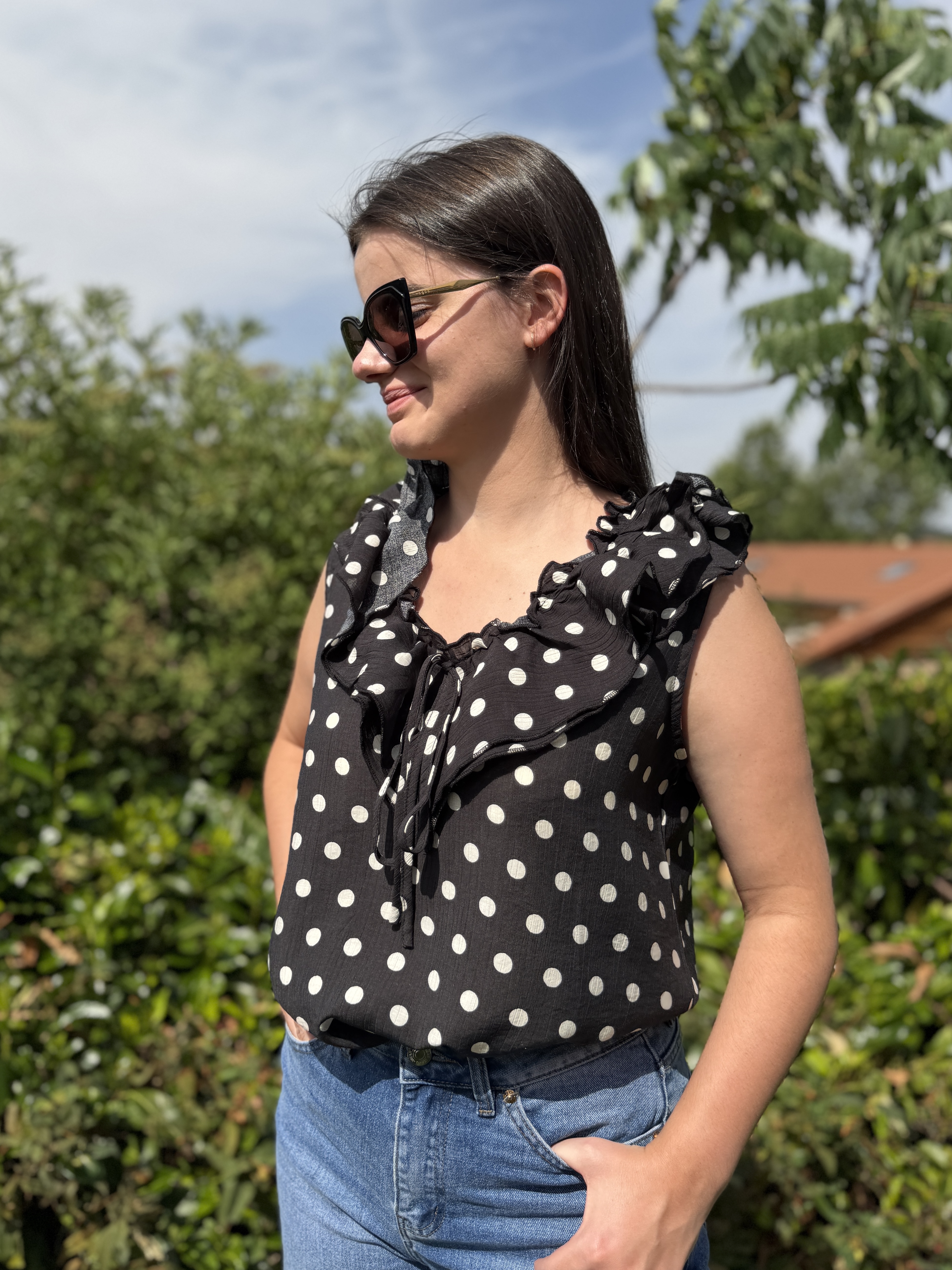 Blouse PIMPRENELLE Noire
