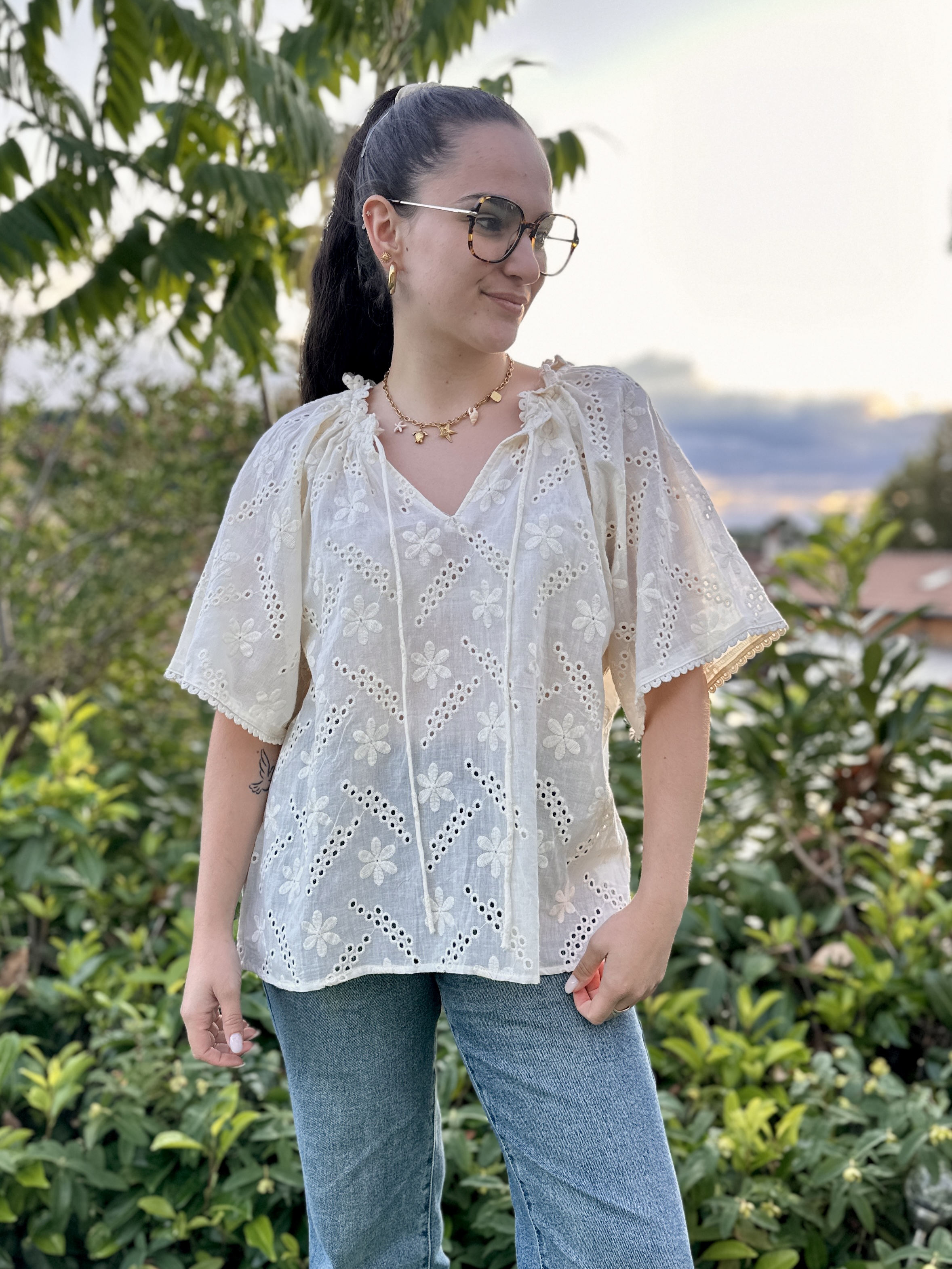 Blouse PAOLA Manches Courtes
