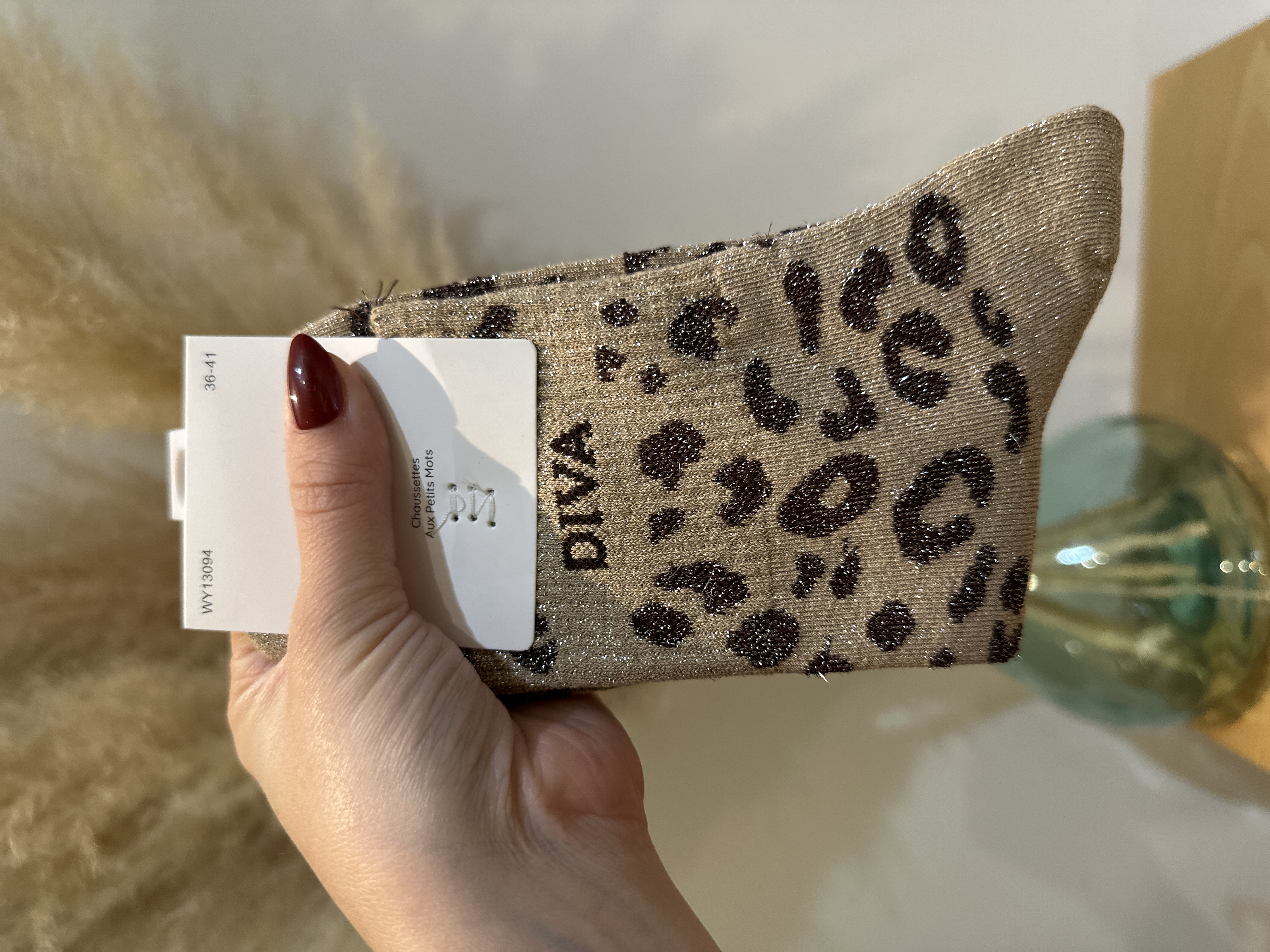 Chaussettes DIVA Léopard