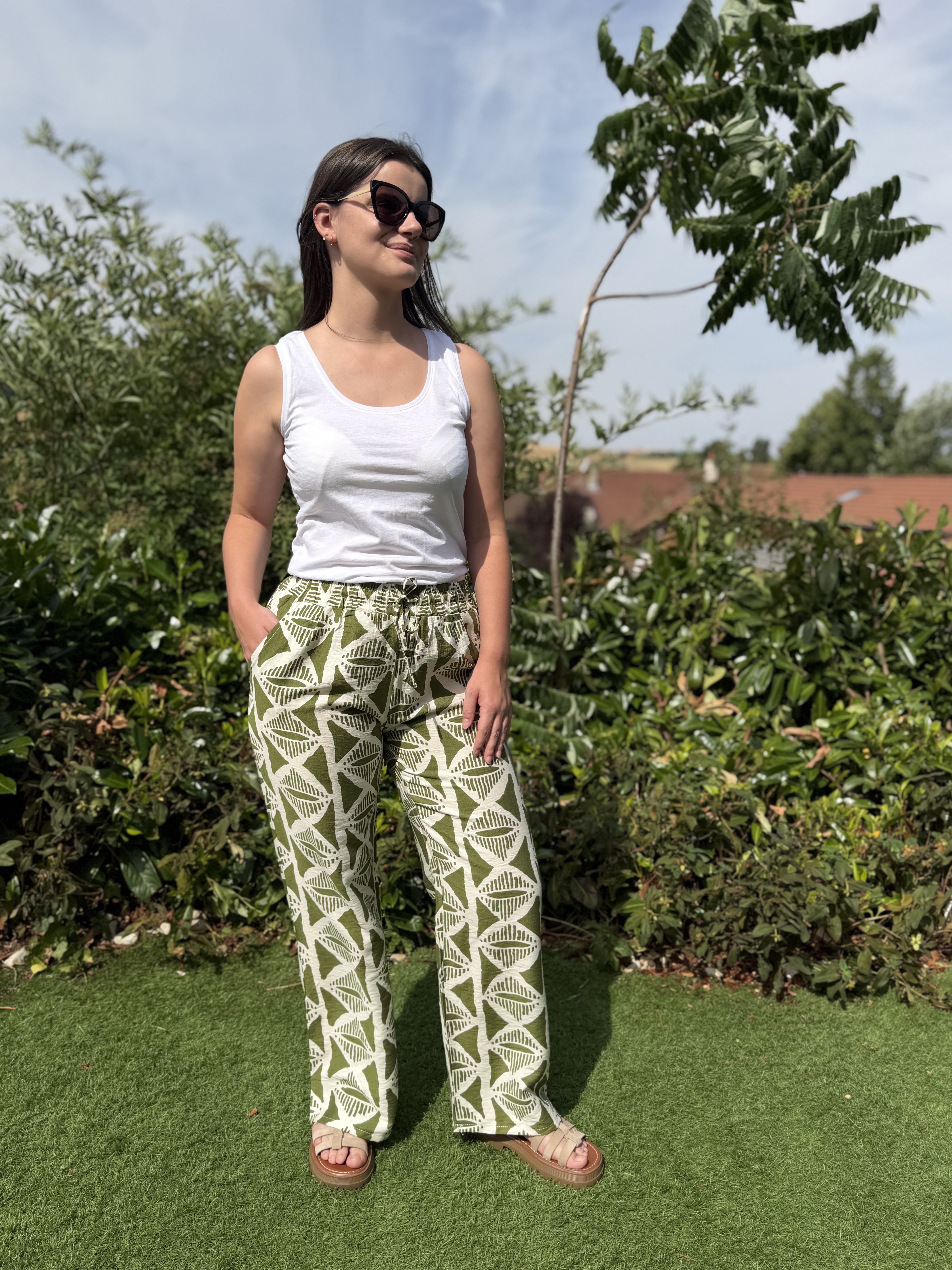 Pantalon BEGONIA Vert