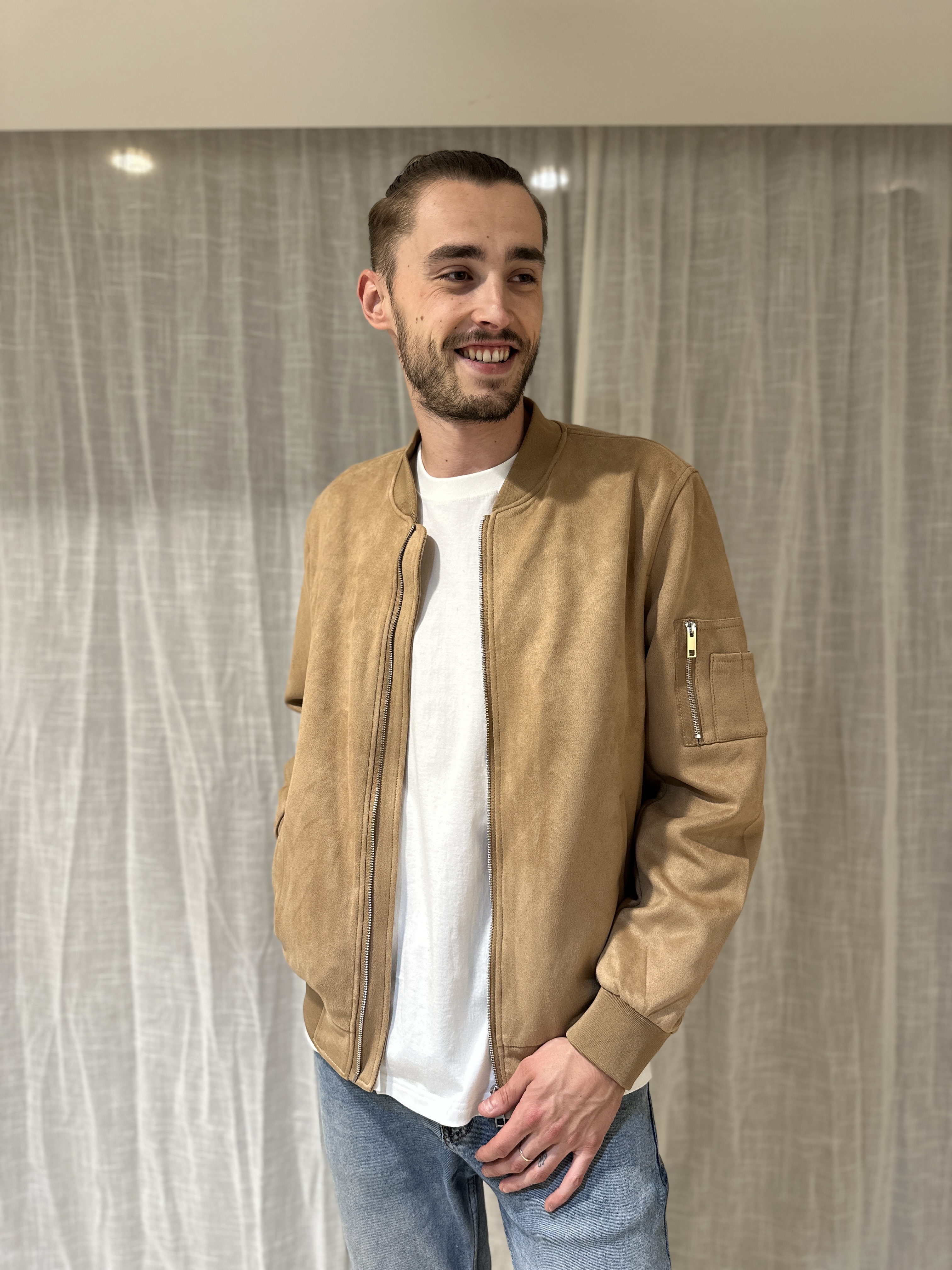 Bomber FLAVIEN Camel