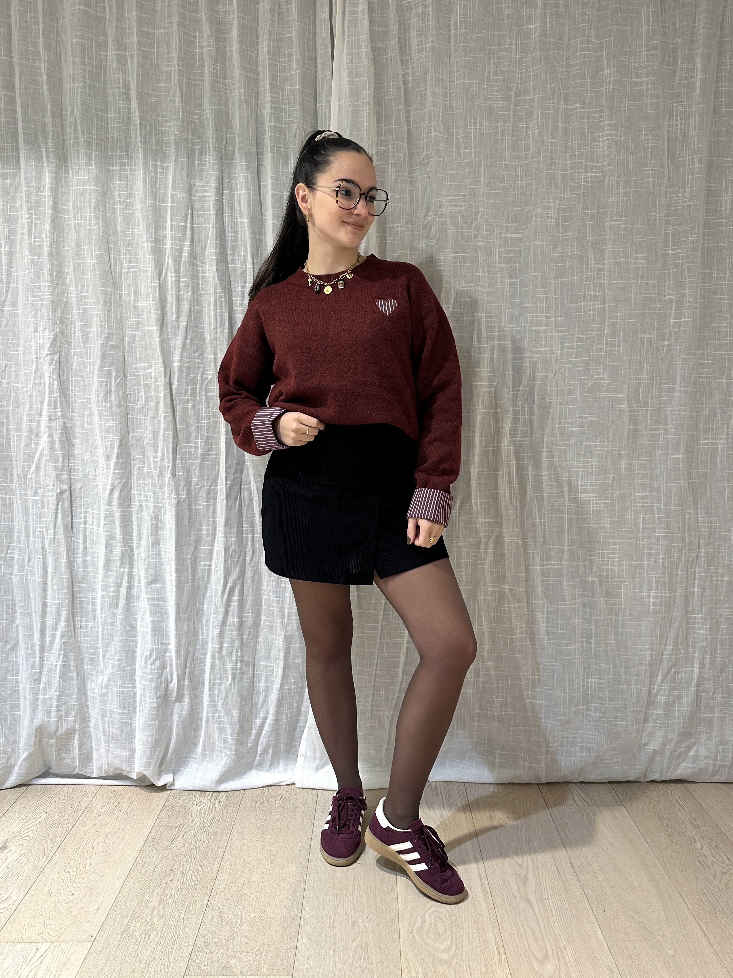 Pull LOVER Bordeaux