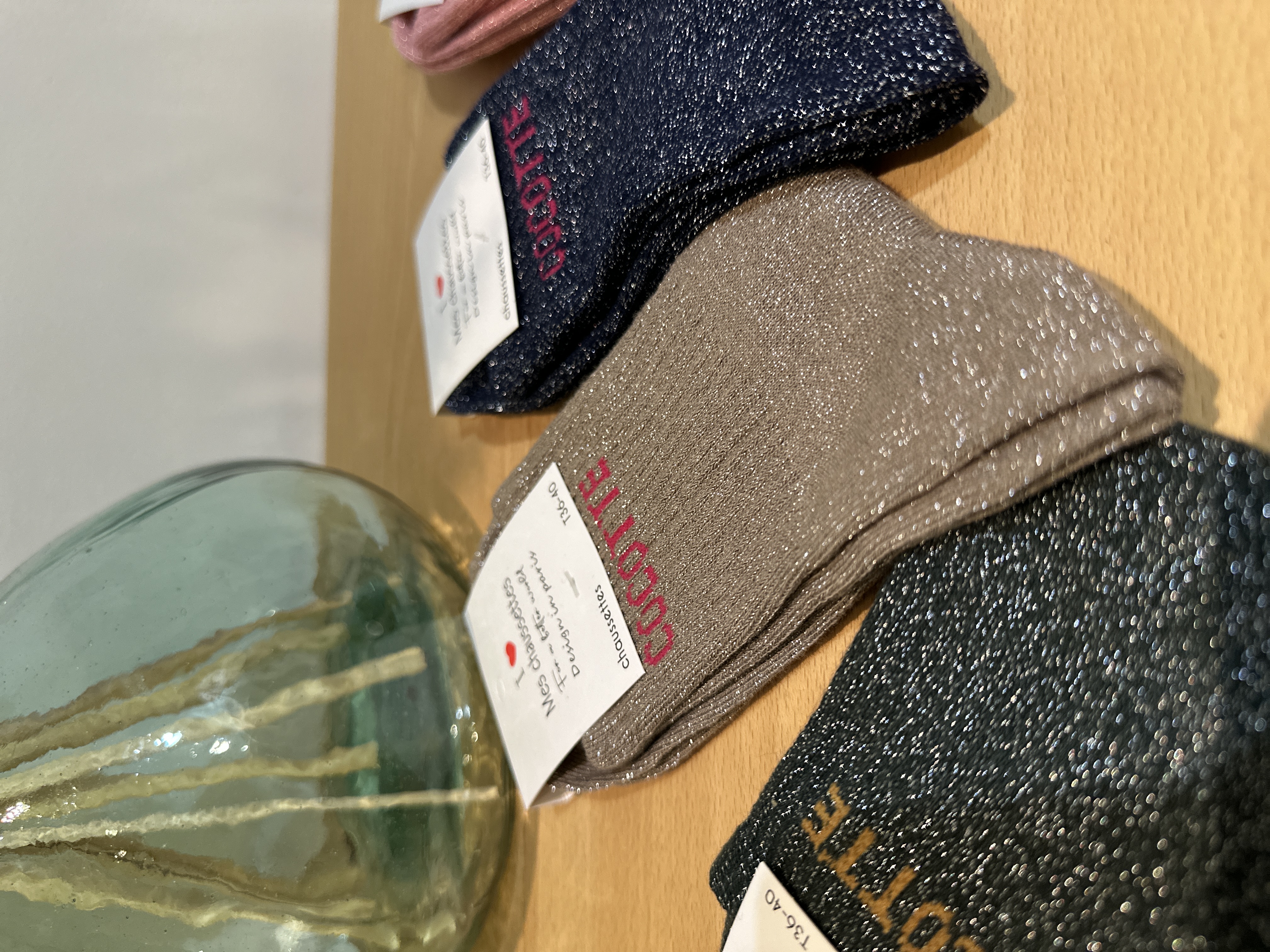 Chaussettes à paillettes COCOTTE