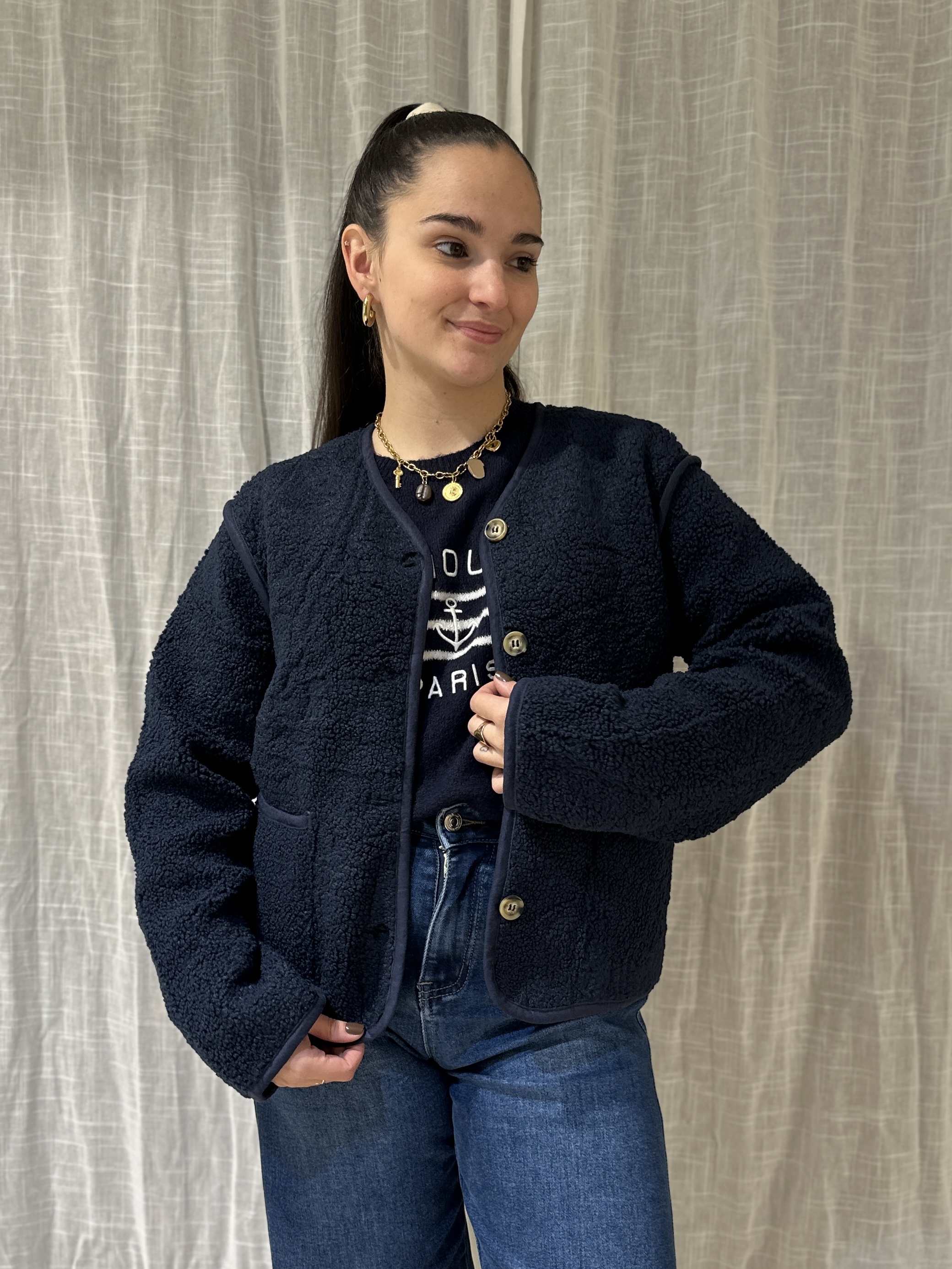 Veste LEONIE Marine