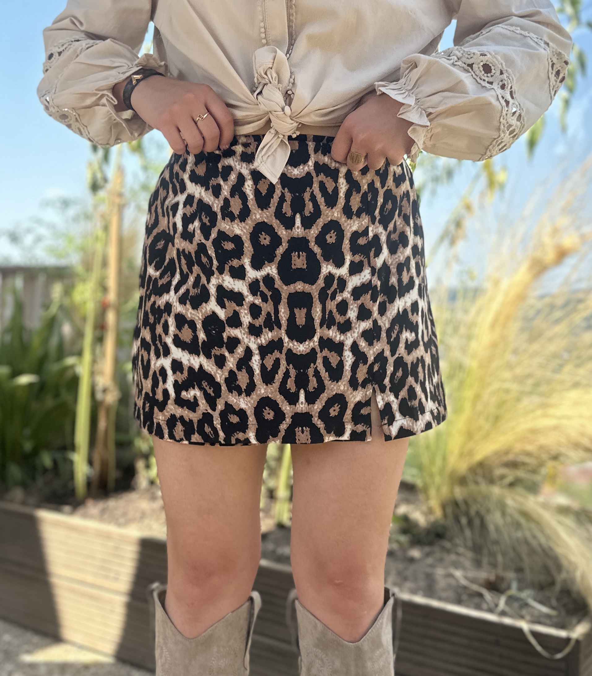 Jupe-Short BROOKLYN Léopard