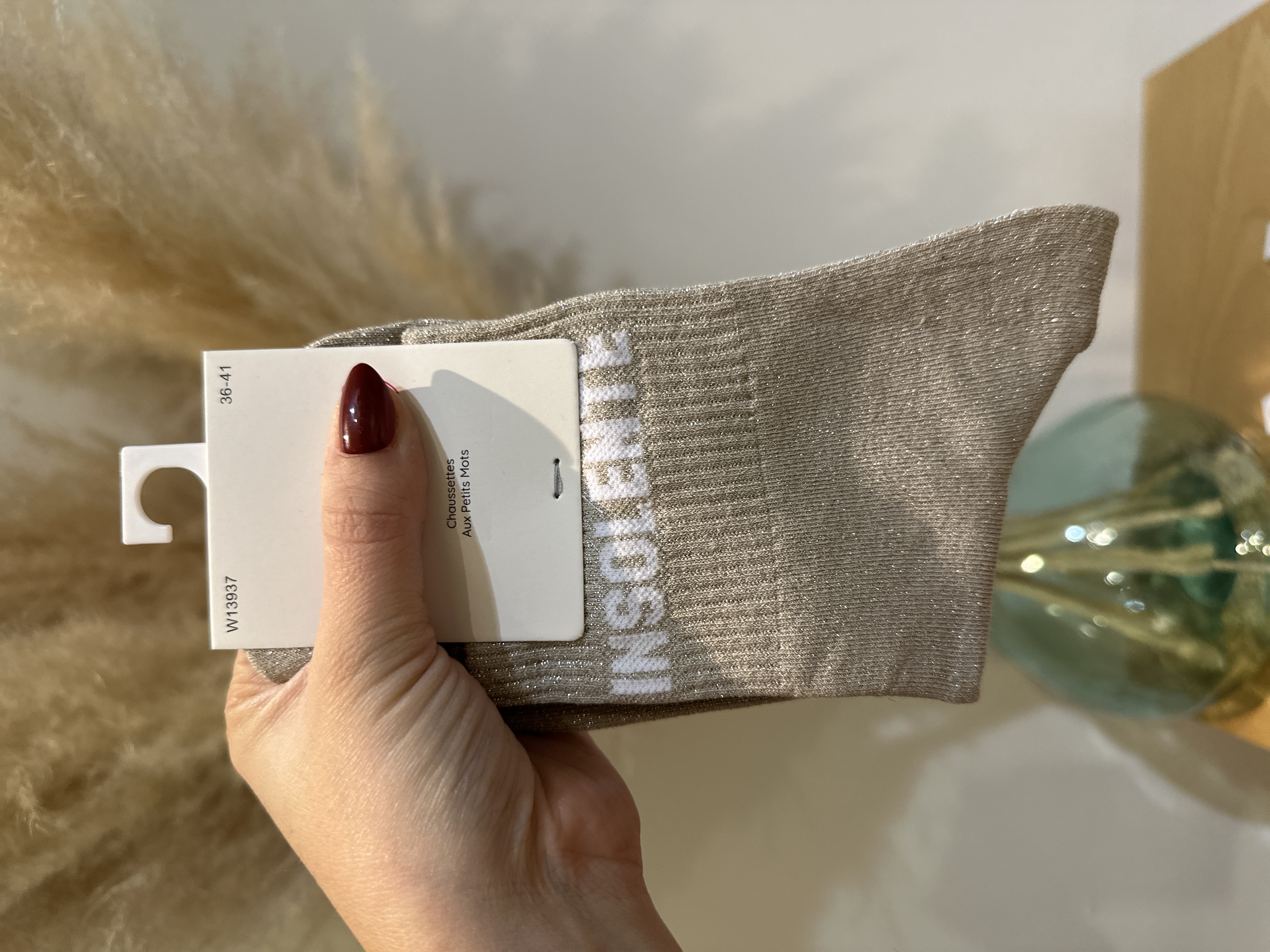 Chaussettes à paillettes INSOLENTE