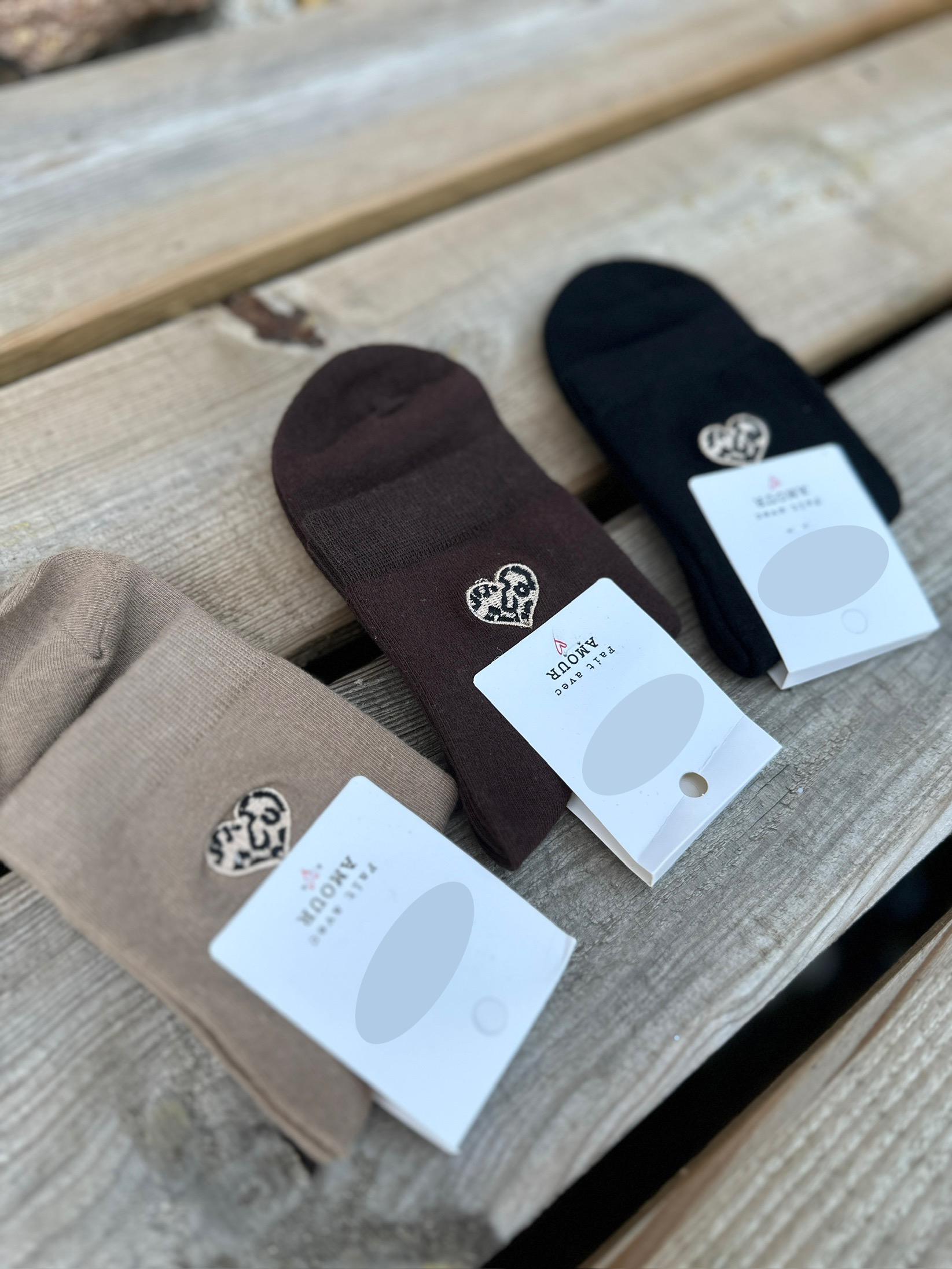 Chaussettes LOVE ♡ Léopard