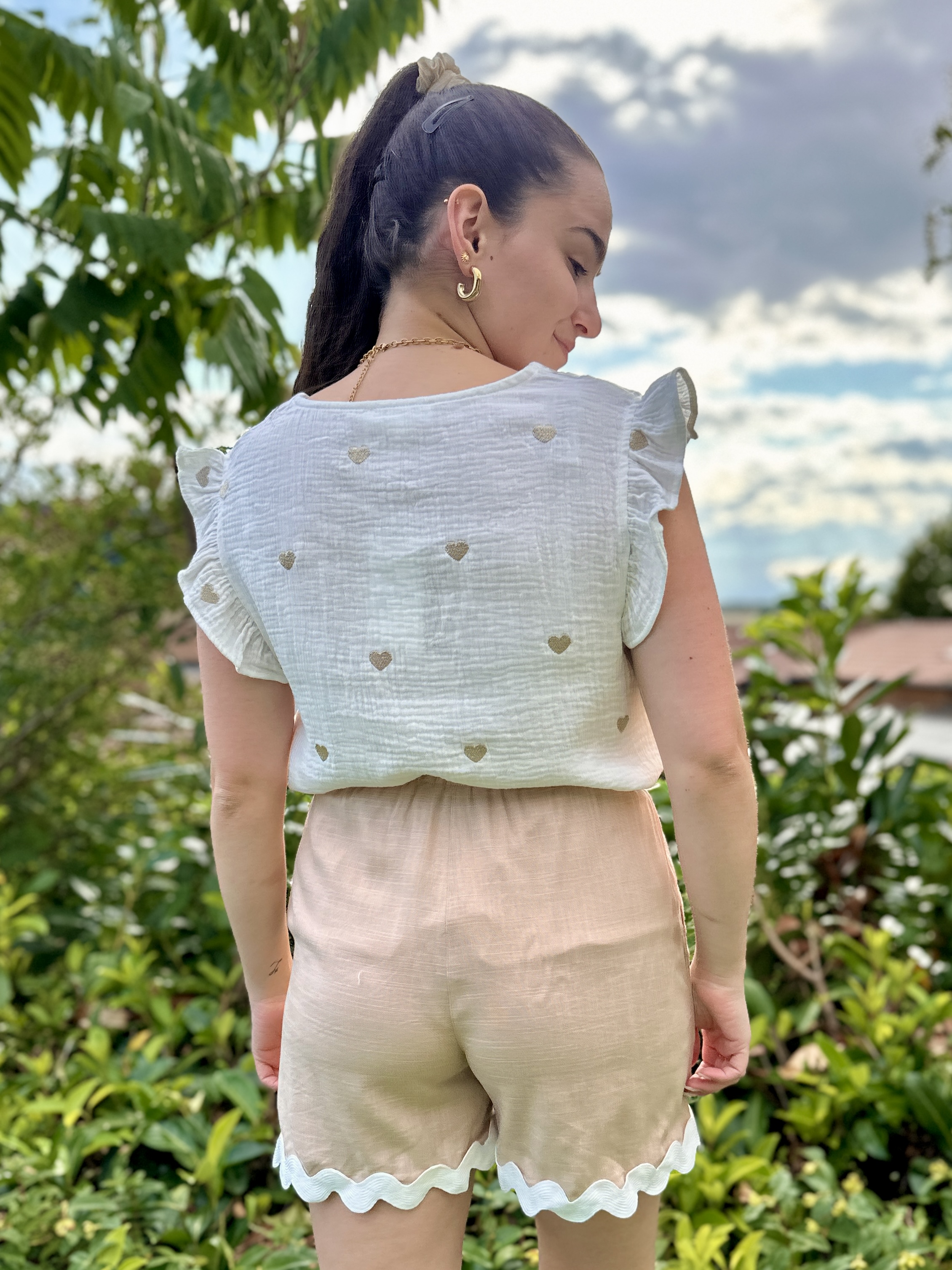 Top AMBRE Blanc