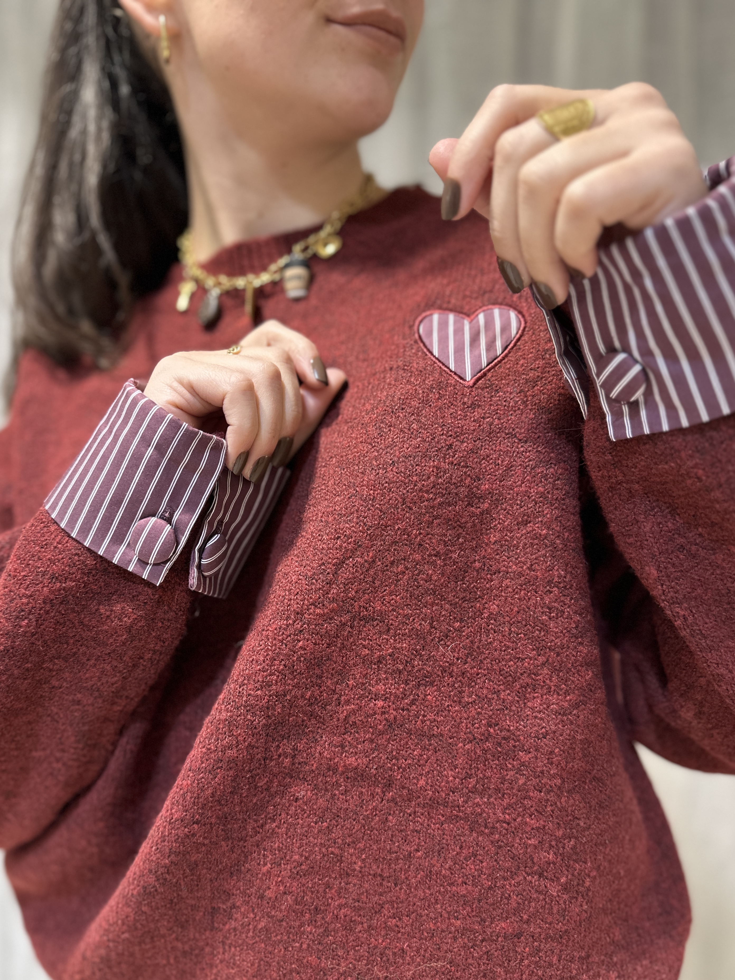 Pull LOVER Bordeaux