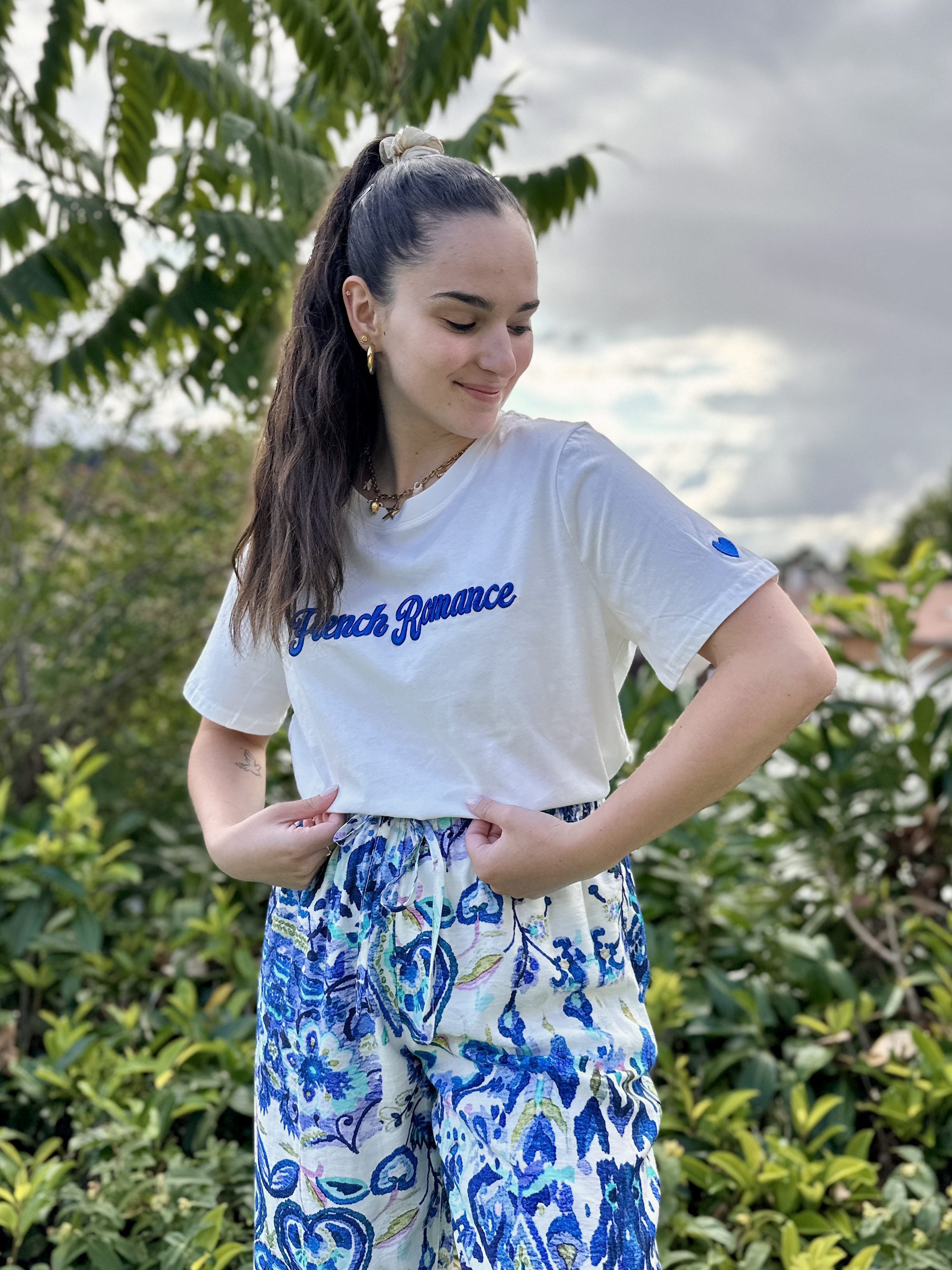 T-Shirt ROMANCE Blanc