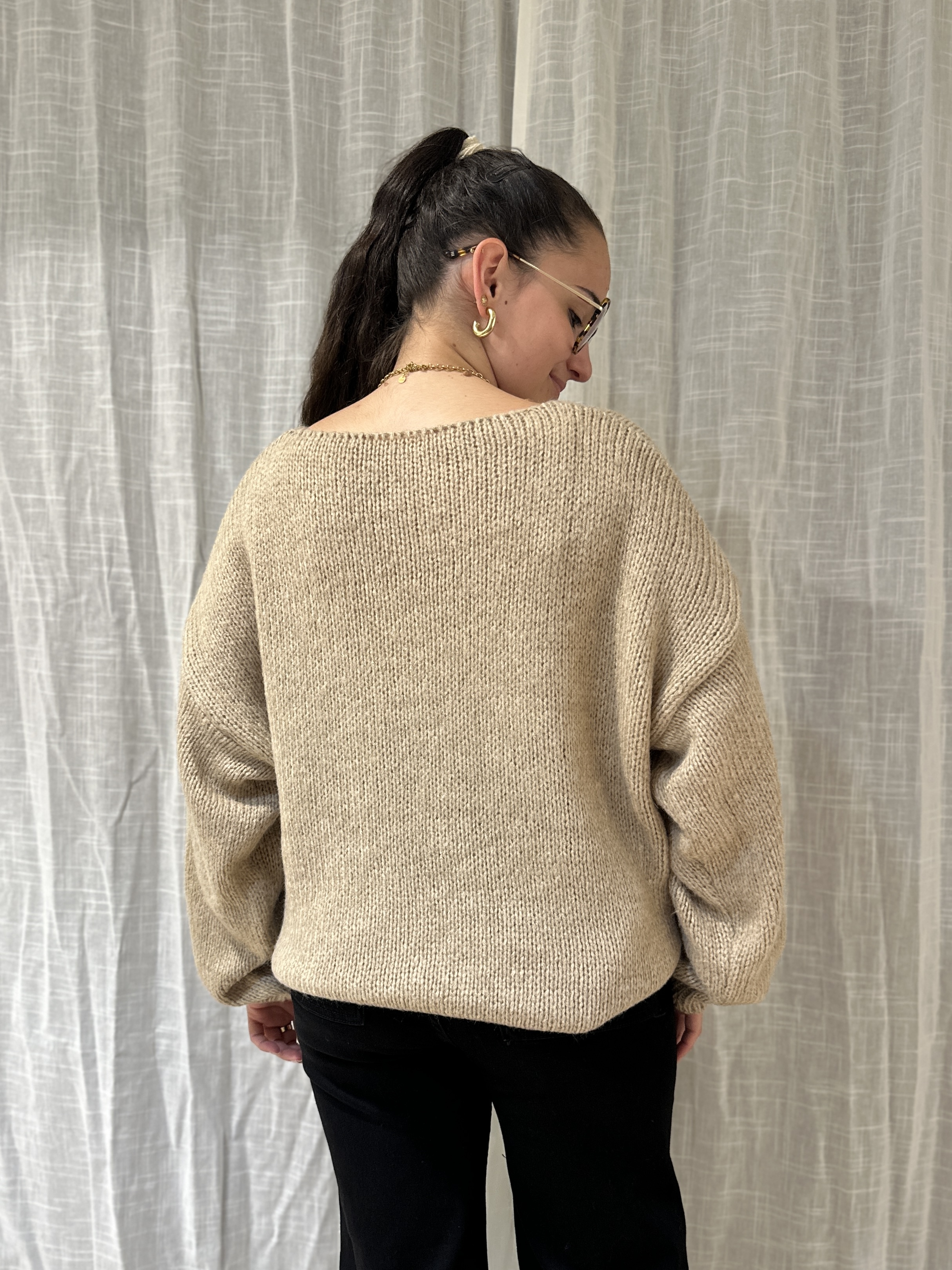 Pull AMOUR Beige