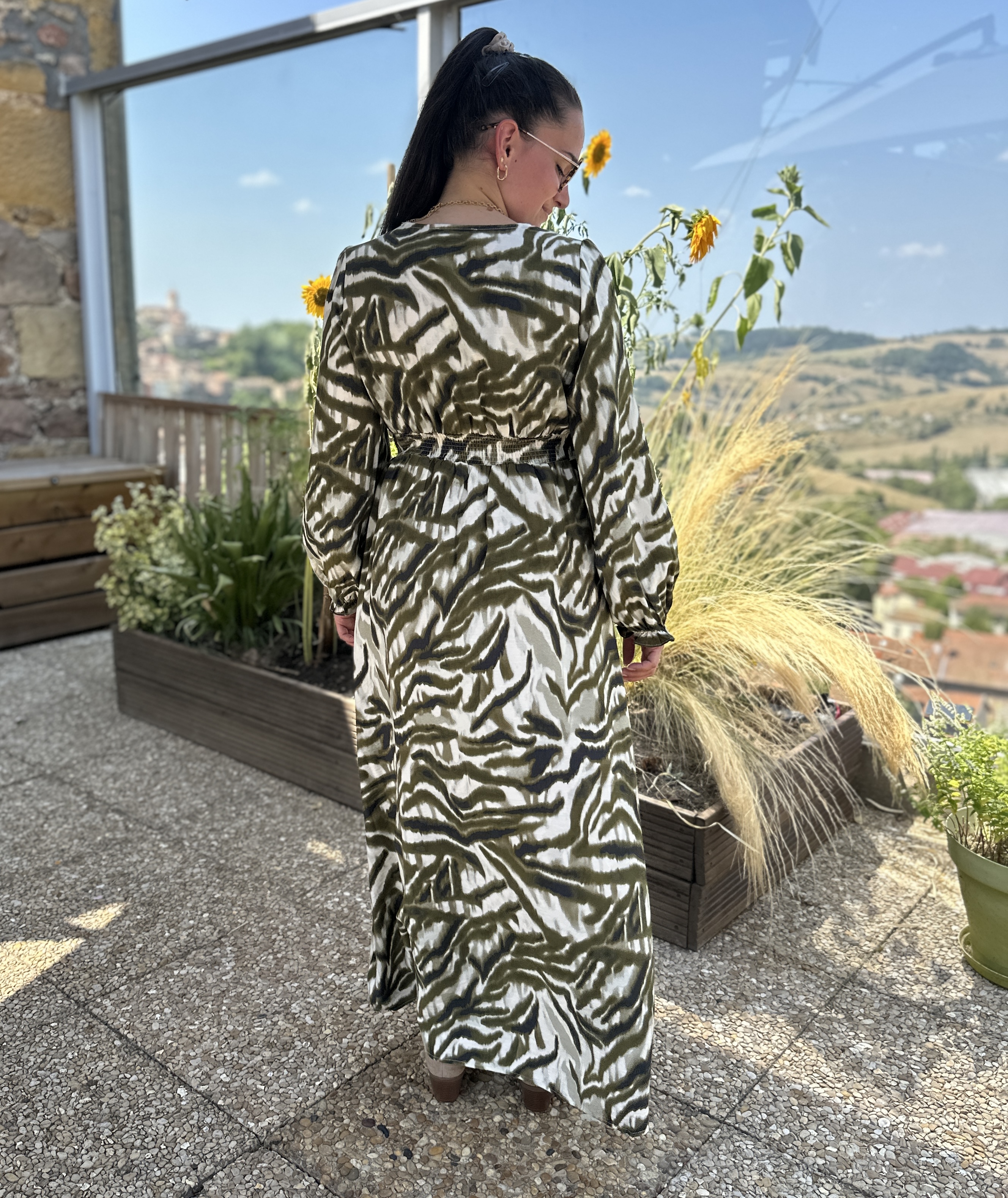 Robe ZOÉ Kaki