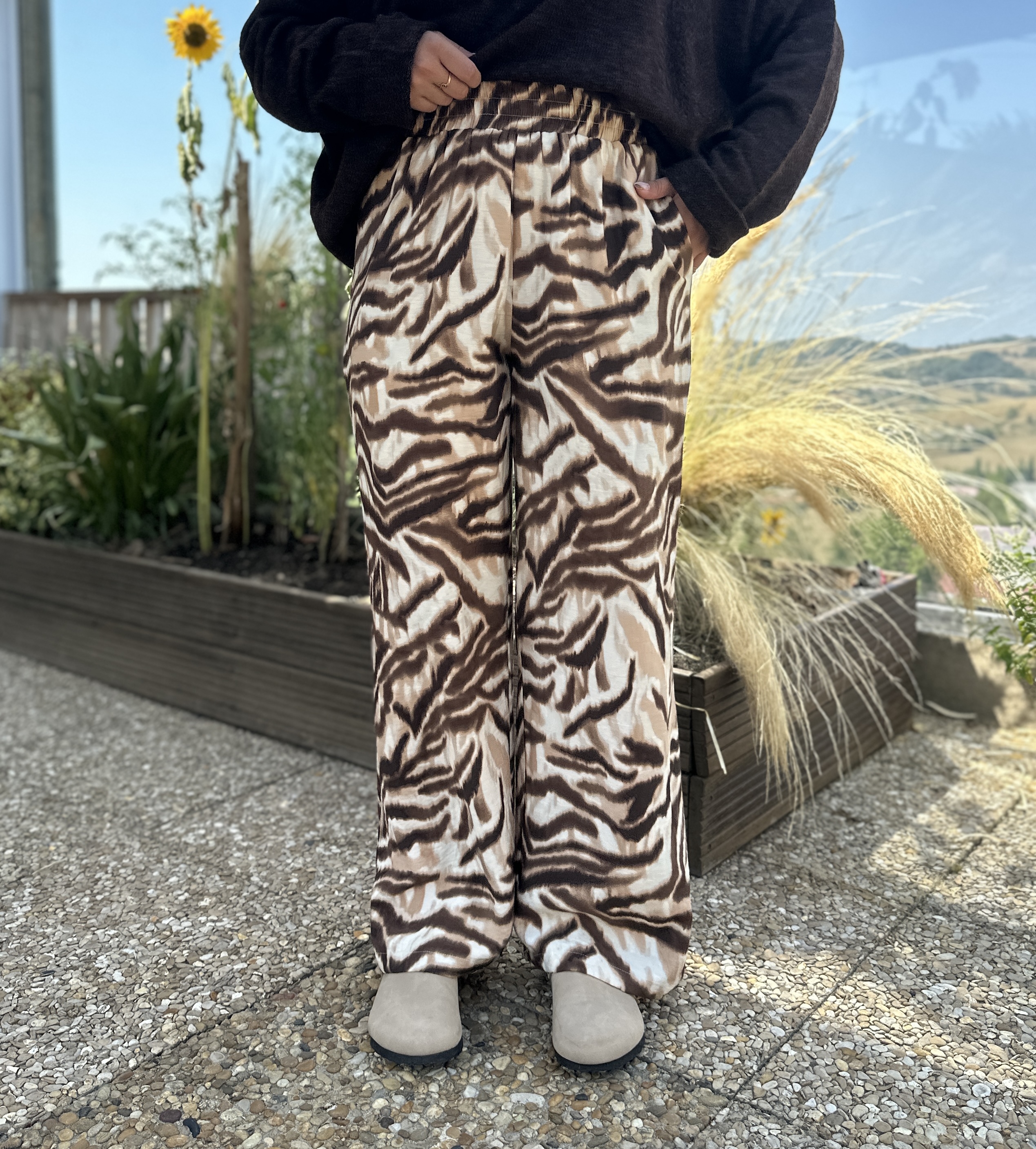 Pantalon MADISON Marron