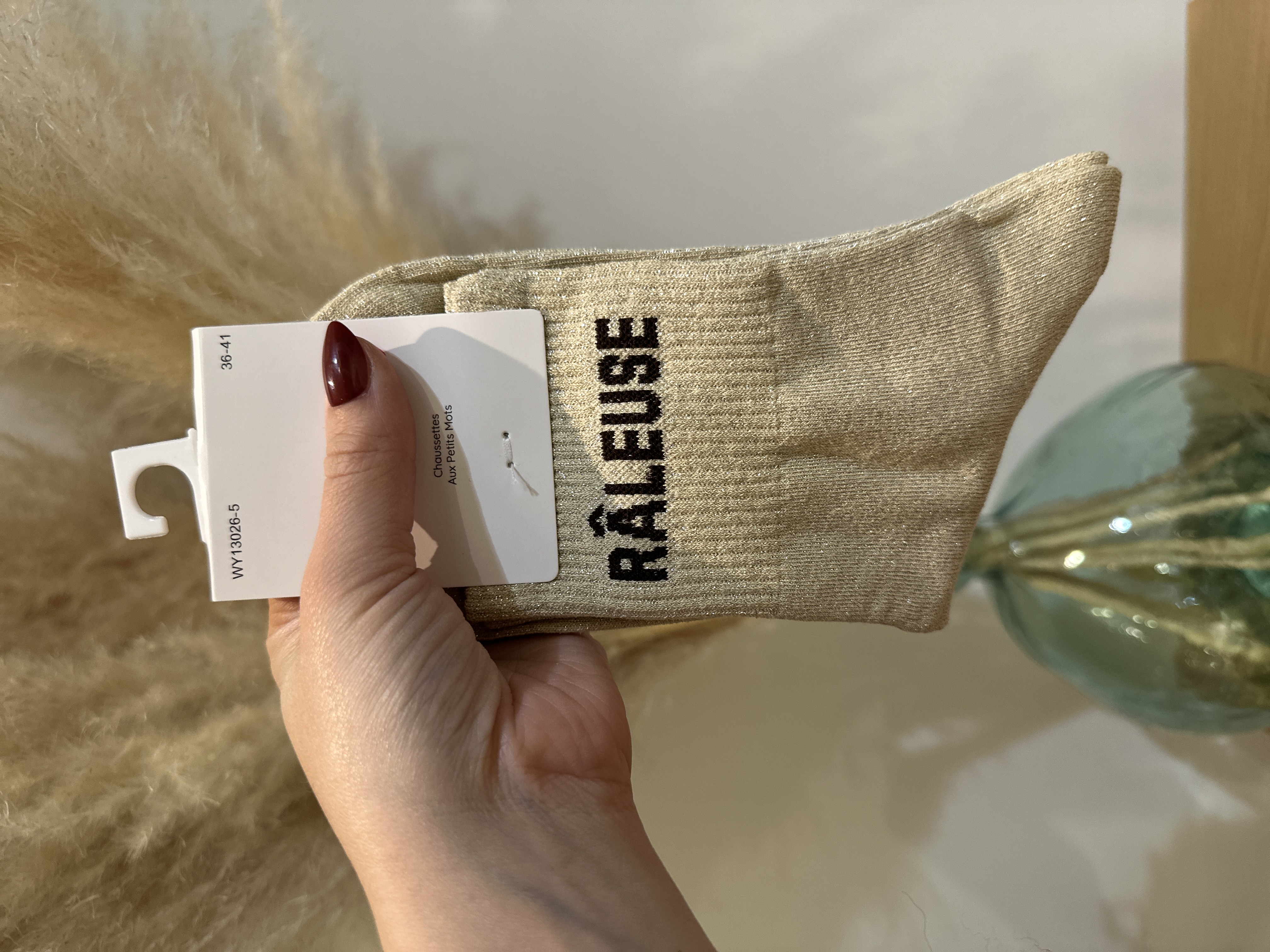 Chaussettes à paillettes RALEUSE