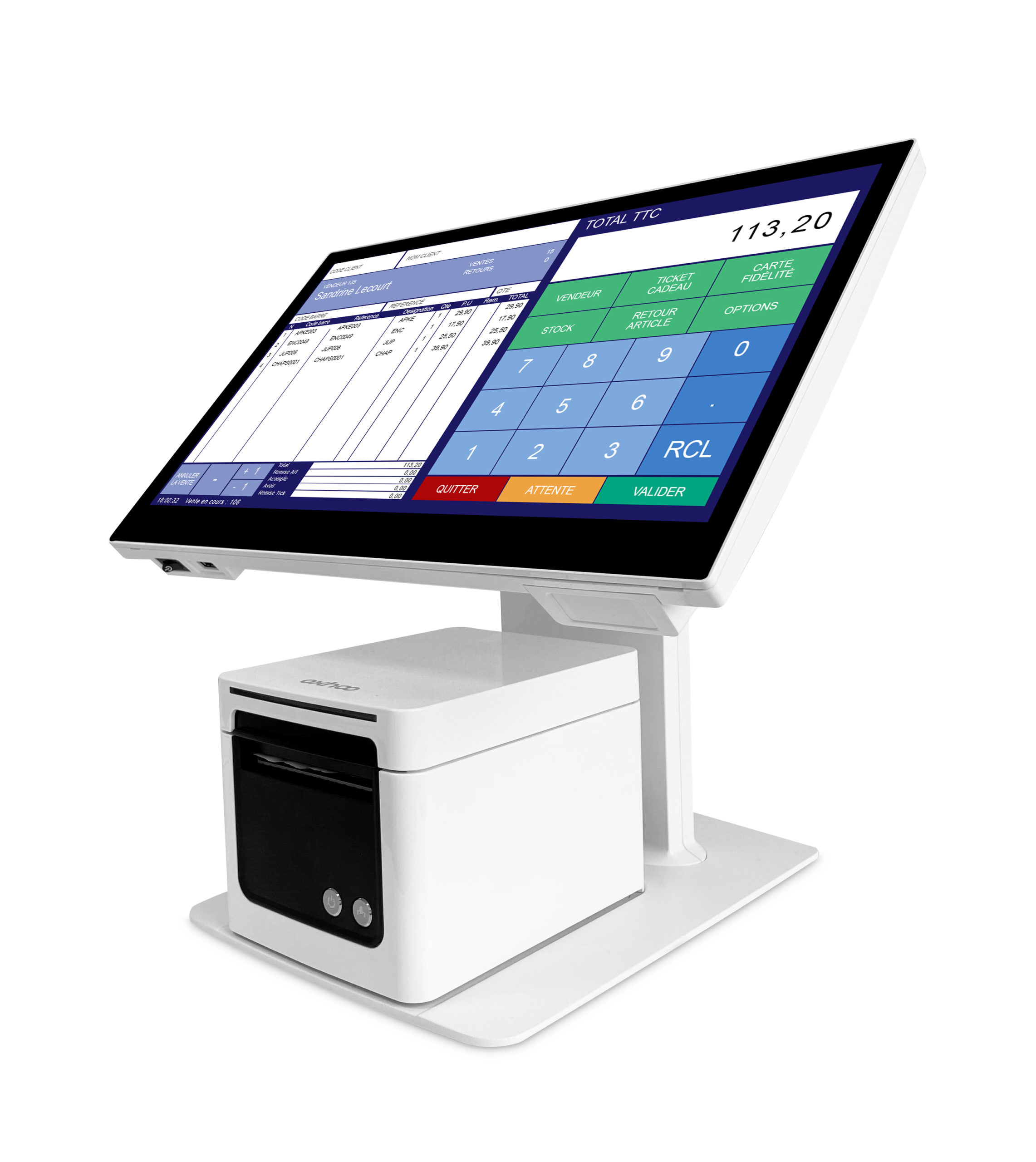 IB TECH POS 14 Caisse enregistreuse Tout-en-Un Infiniment Complet