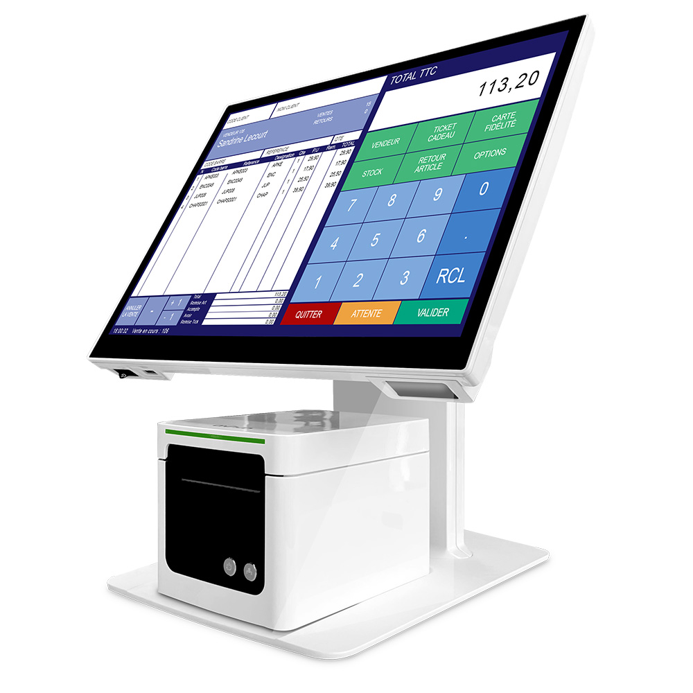 IB TECH POS 15 : Caisse enregistreuse Tout-en-Un Infiniment Complet