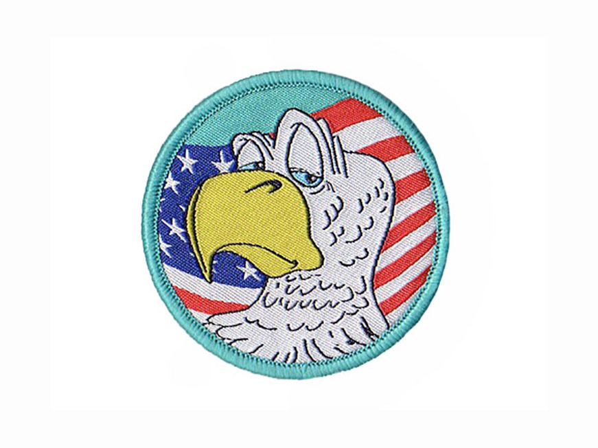 Patch ricamate con bordo HD