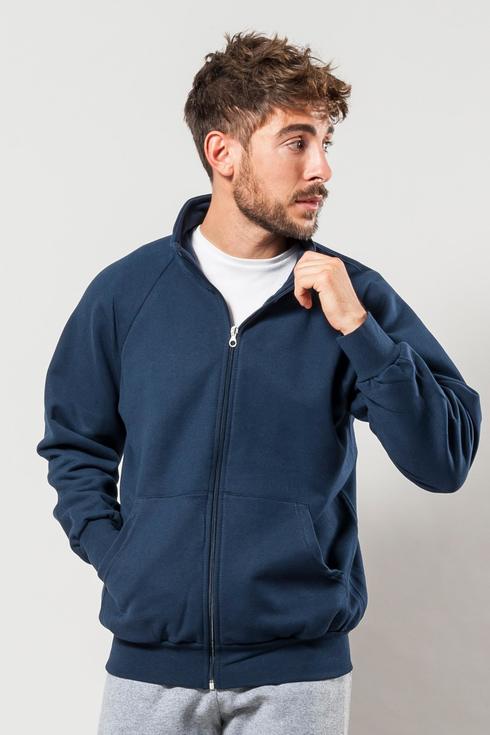 Felpa Jacket in 100% cotone