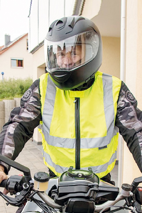 Gilet da Motociclista ad Alta Visibilità