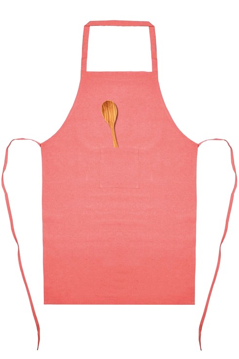 RECYCLED GREMBIULE LUNGO CON PETTORINA