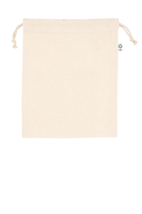 SACCHETTO 100% COTONE ORGANICO 20X25 cm 150 gr/m