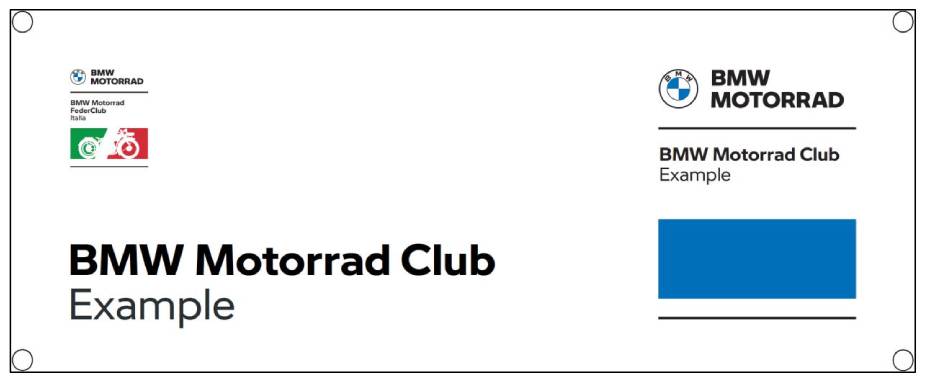 BANNER UFFICIALE BMW MOTORRAD CLUB