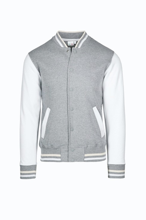 JACKET BOMBER BAMBINO BICOLORE IN FELPA