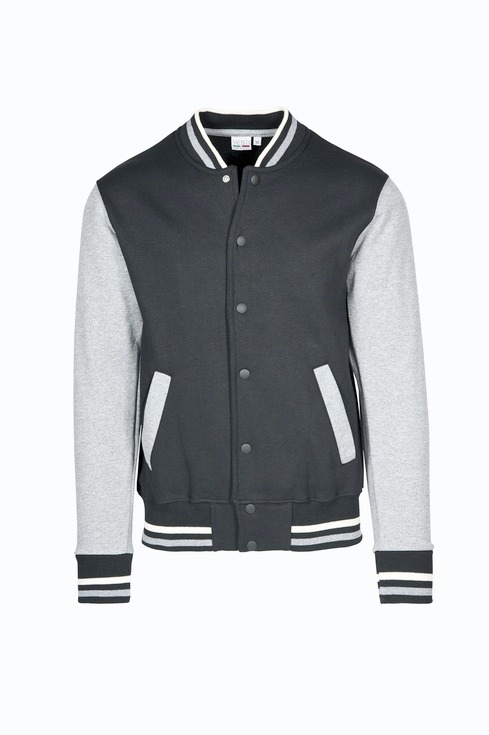 FELPA JACKET BOMBER BICOLORE