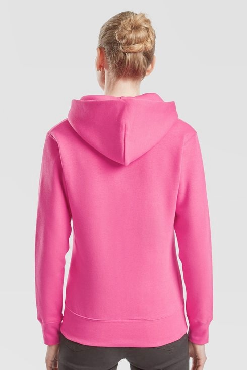 PREMIUM LADY FELPA CAPPUCCIO ZIP LUNGA