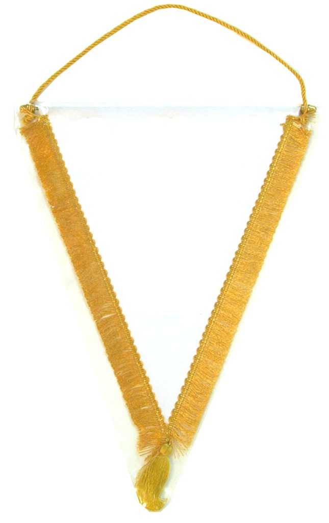 GAGLIARDETTO TRIANGOLARE CON BUSTA