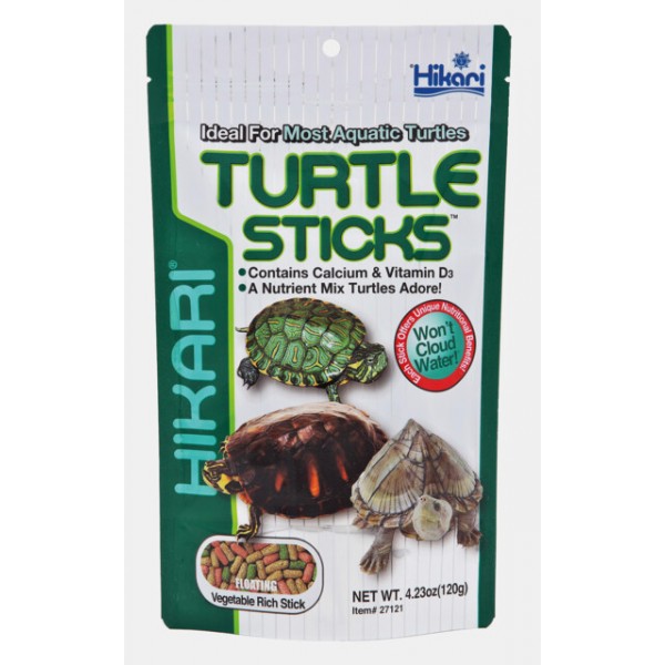 HIKARI TURTLE STICKS 120 GRAMMES