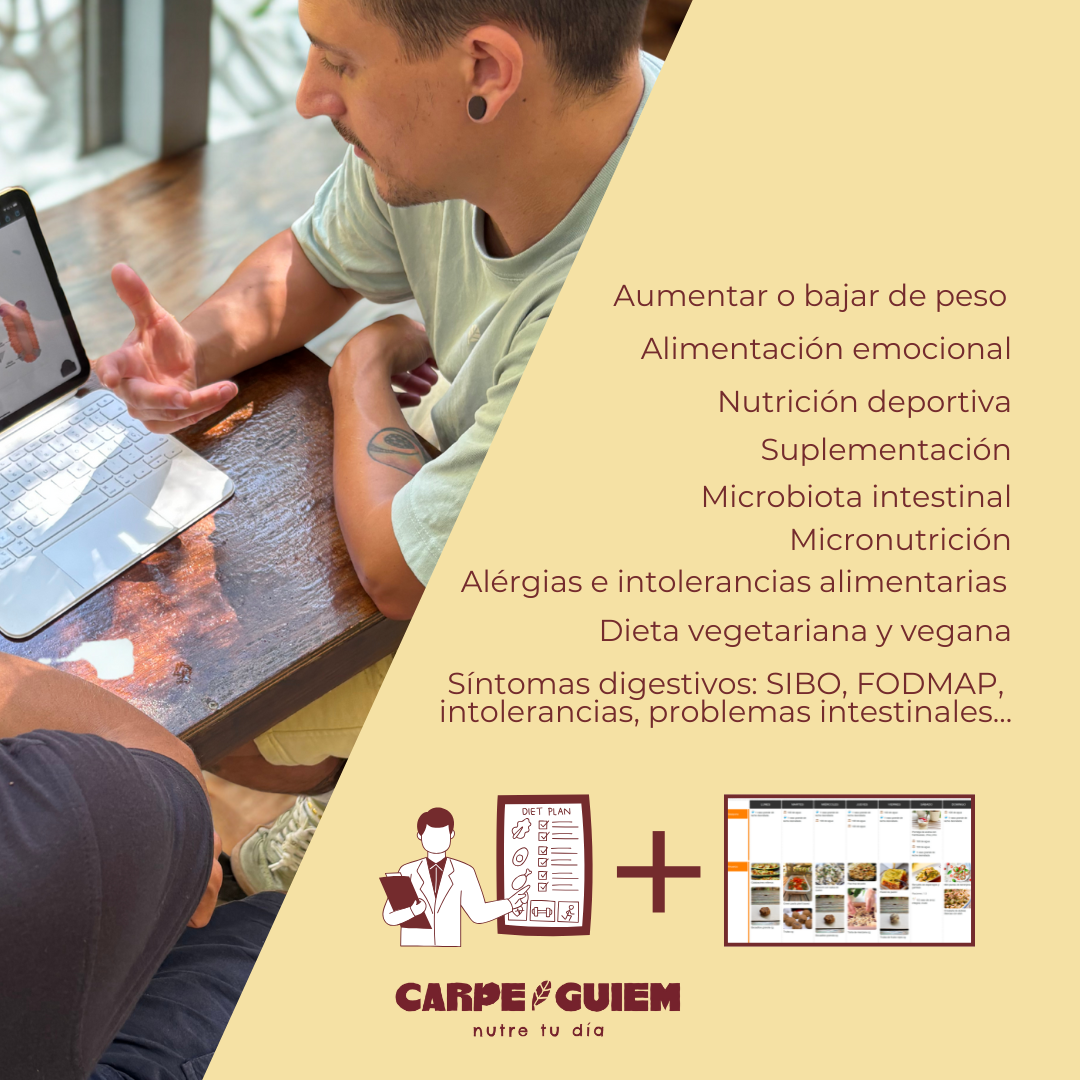 Consulta + plan nutricional personalizado