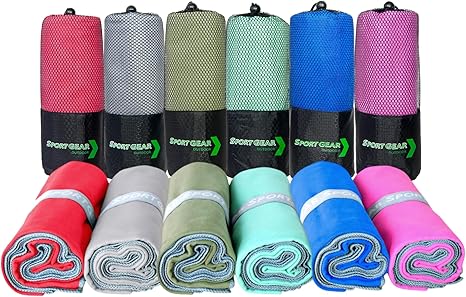 Quick Dry Camping & Travel Towel-Microfiber Travel Sports Towel, Microfiber Beach & Gym Sweat Towels For Men & Women Body, Travel Towels Fast Drying Lightweight, Quick Dry Towels For Travel