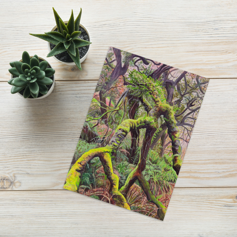 'FALLEN OAK' Greeting Card