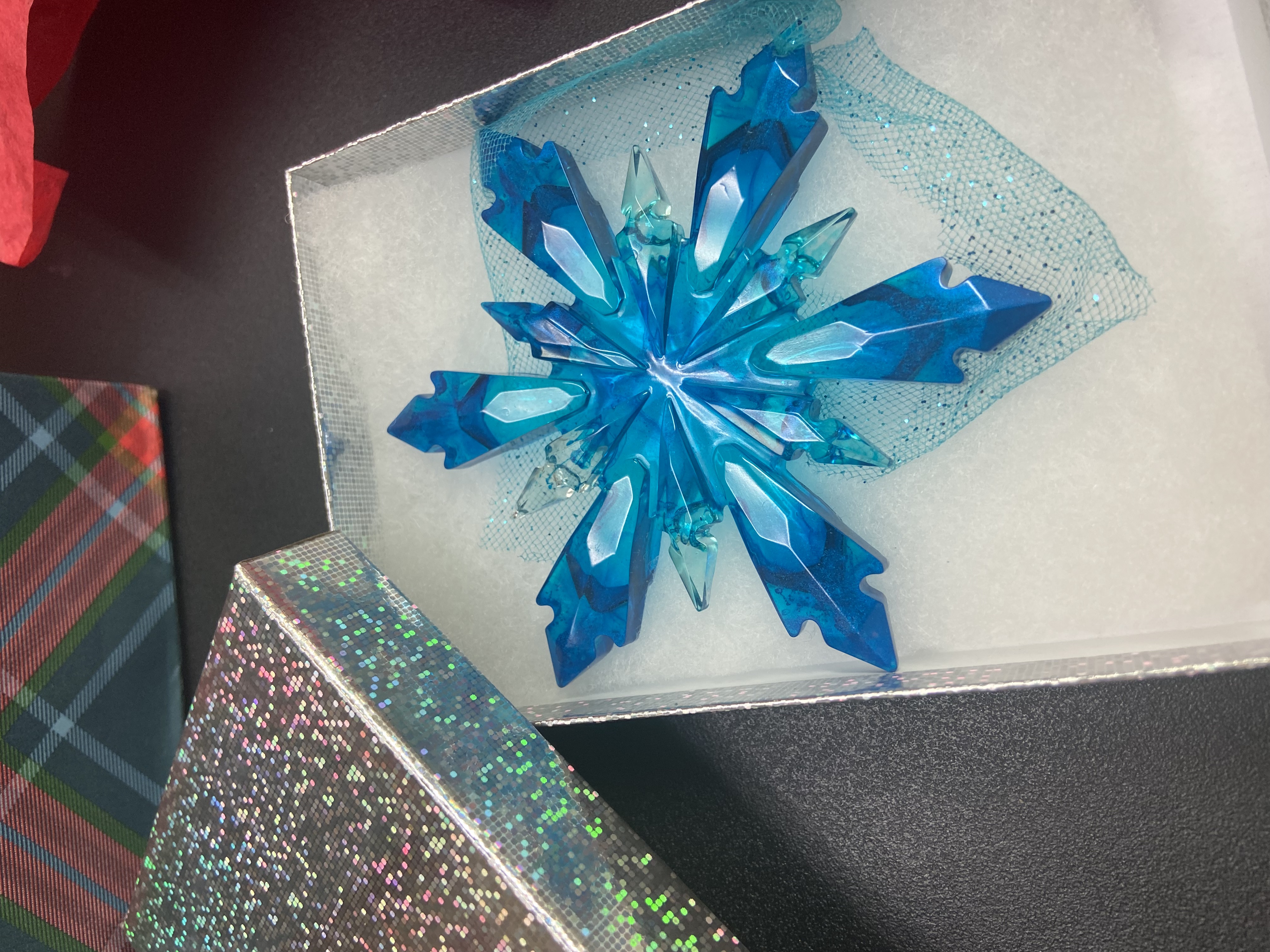 Blue Snowflake Ornament