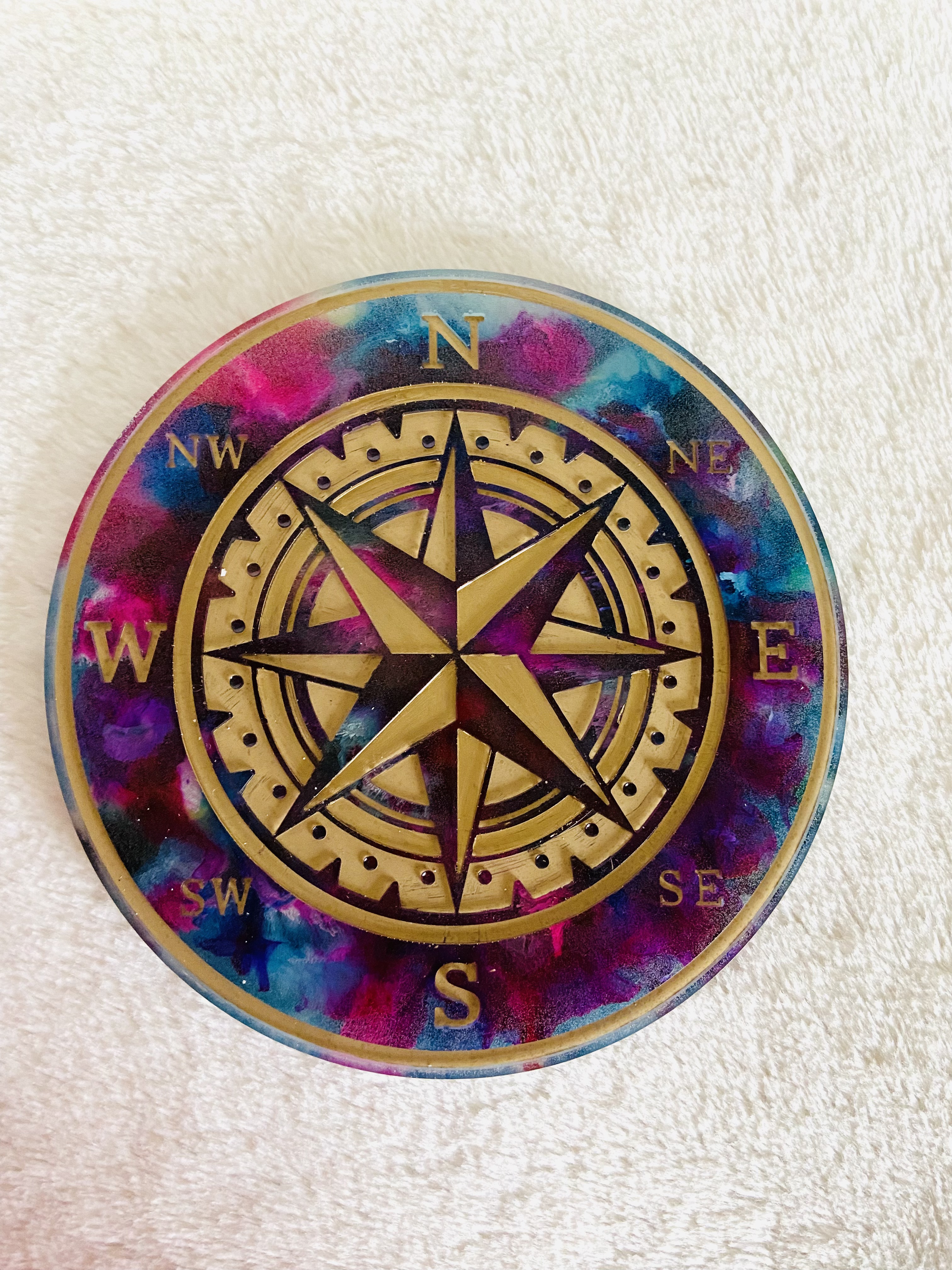Decorative Compass Coaster centerpiece