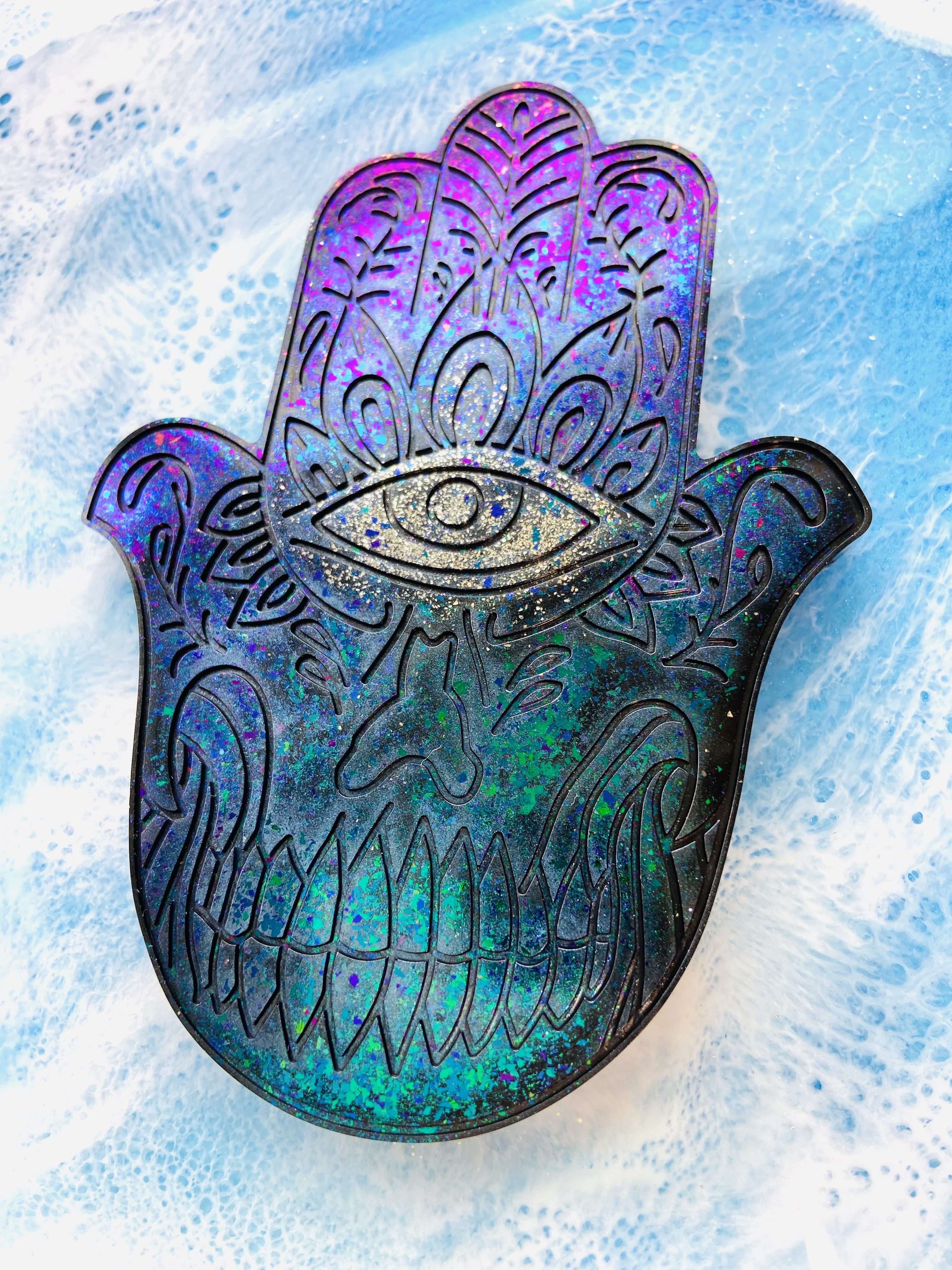 Hamsa Hand Resin Art