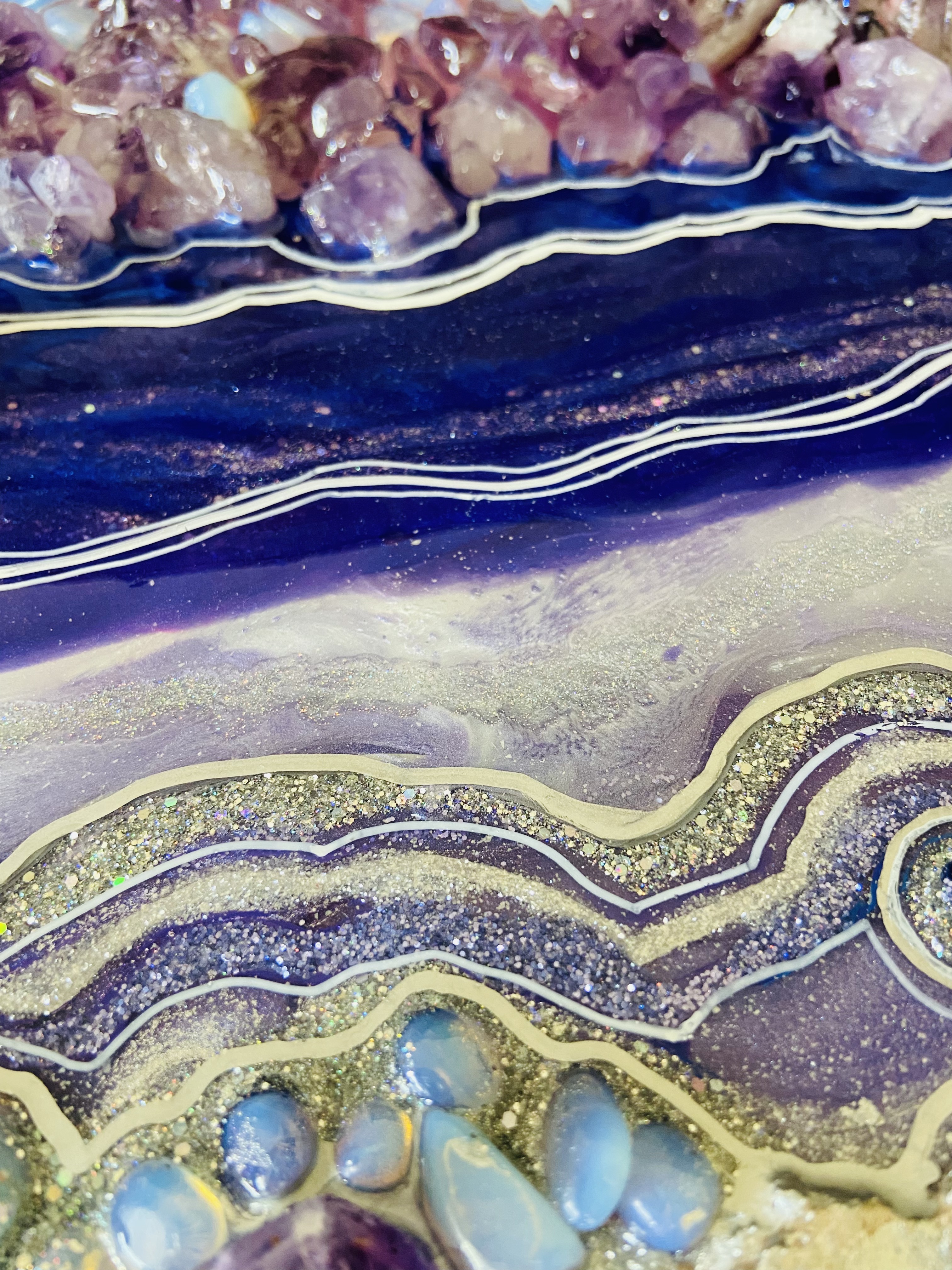 Agate Slice wall art/ table top 