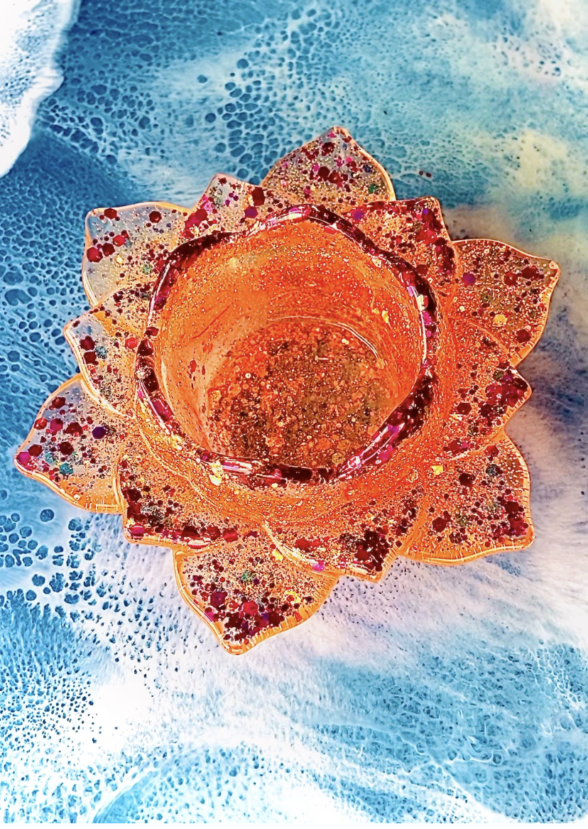 Decorative Lotus Tealight Holders